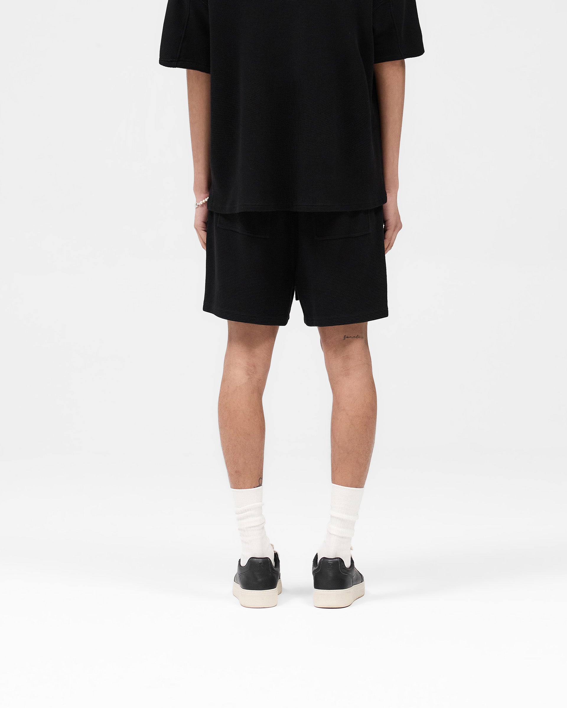 Waffle Shorts - Noir