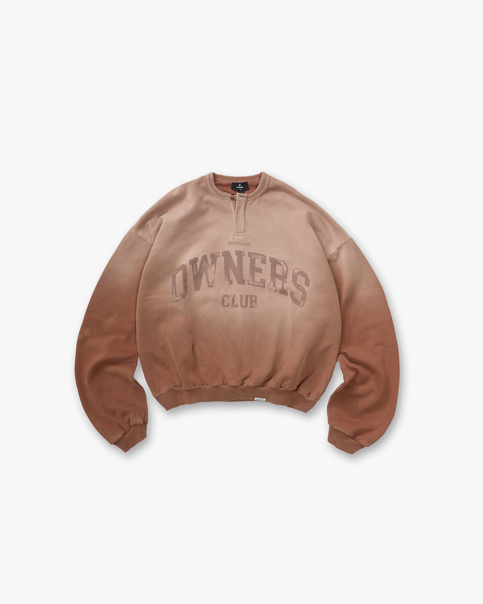 Represent Owners Club Henley Sweater - Sienna