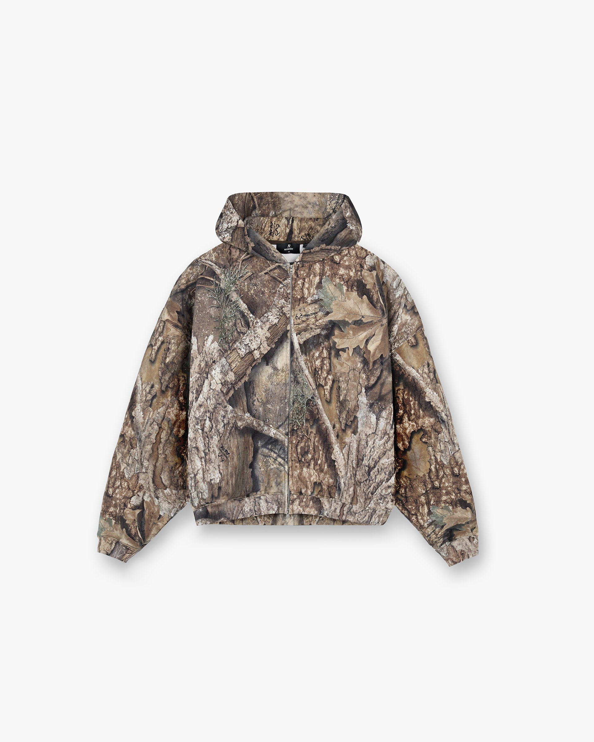 Realtree® Zip Up Camo Boxy Hoodie - Camuflaje