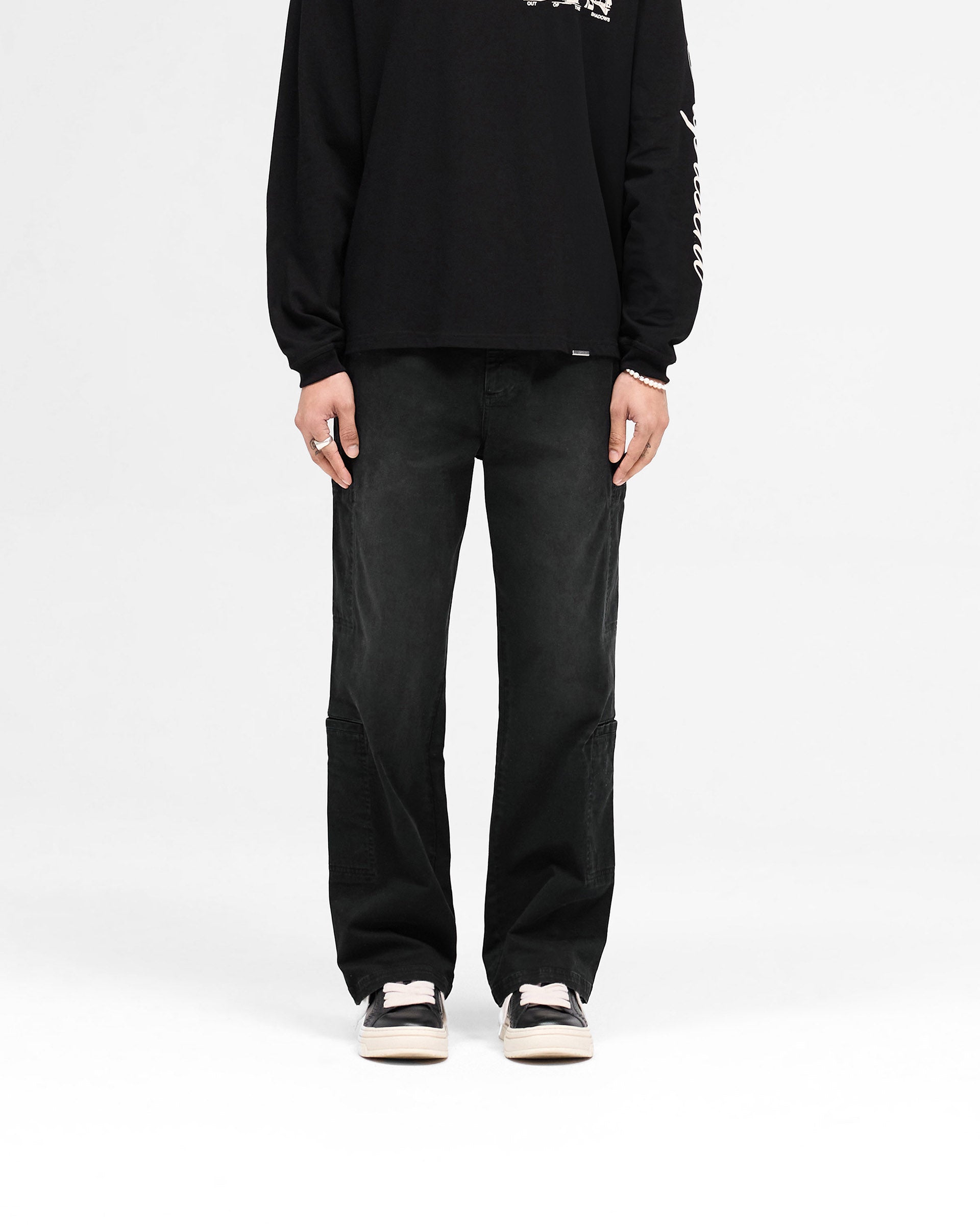 Season Pantalón Cargo - Negro Azabache