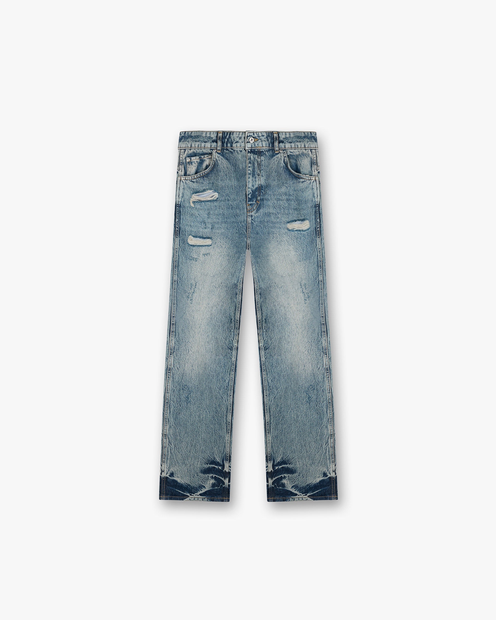R3 Distressed Baggy Denim - Azul Crema