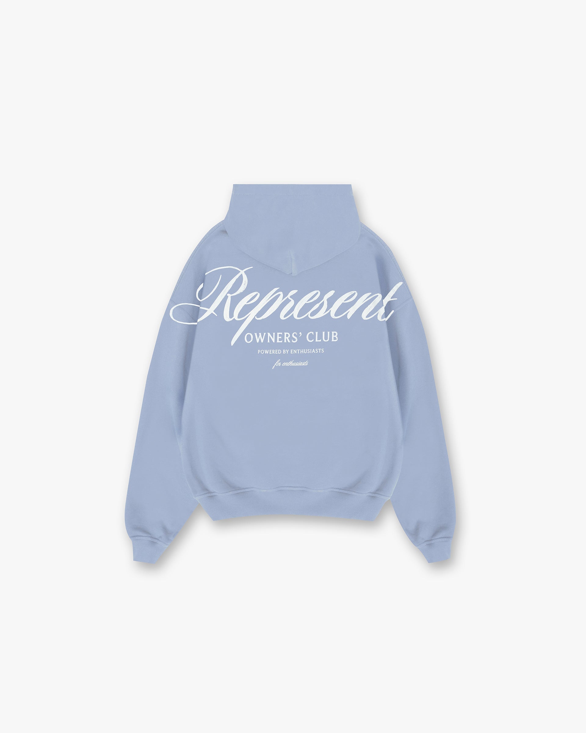 Represent Owners Club Script Hoodie - Bleu Poussiéreux