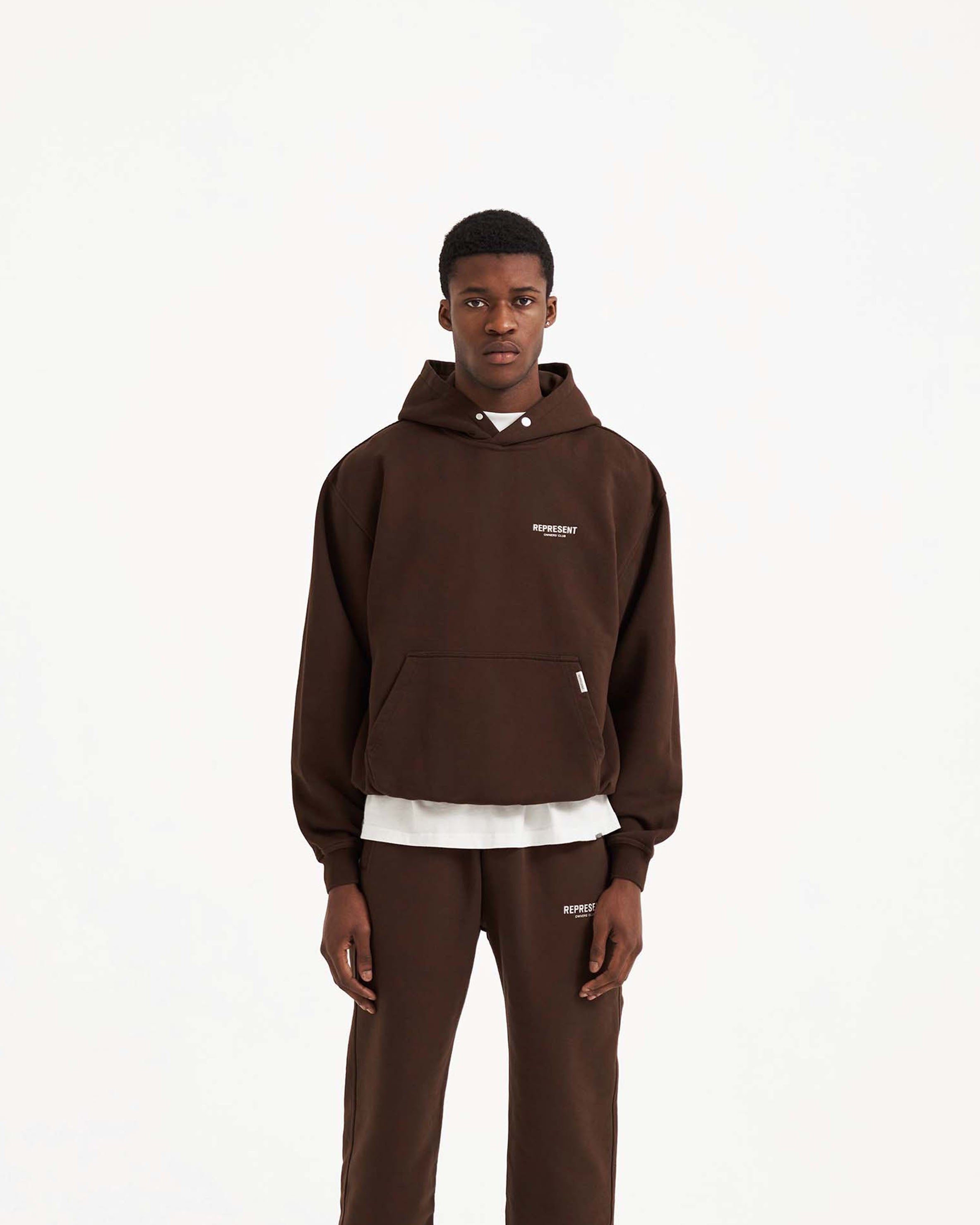 Represent Owners Club Hoodie - Brown