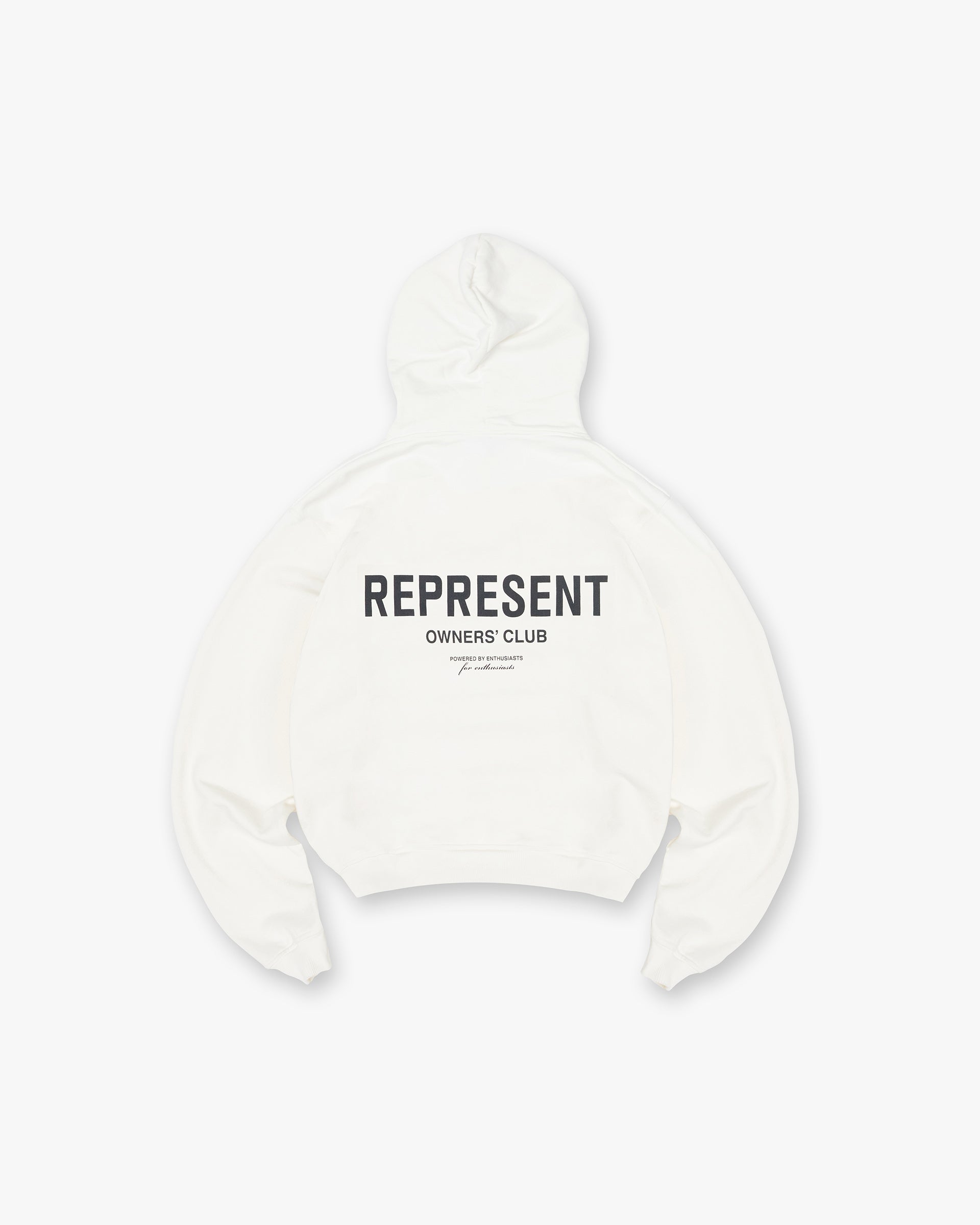 Sweat à capuche Represent Owners Club - Blanc plat