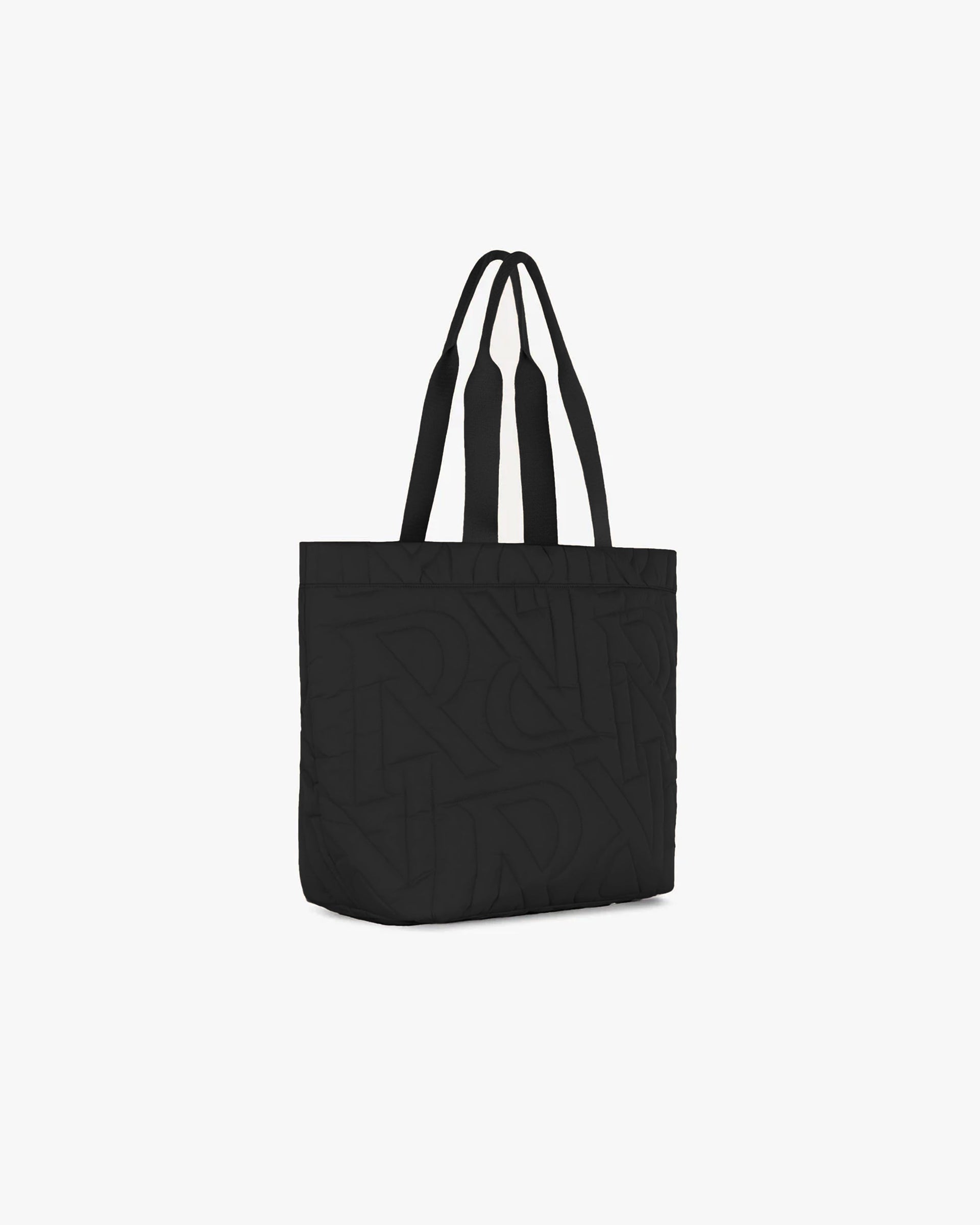 Initial Quilted Tote Bag | Black Accessories PRE-SS23 | Represent Clo