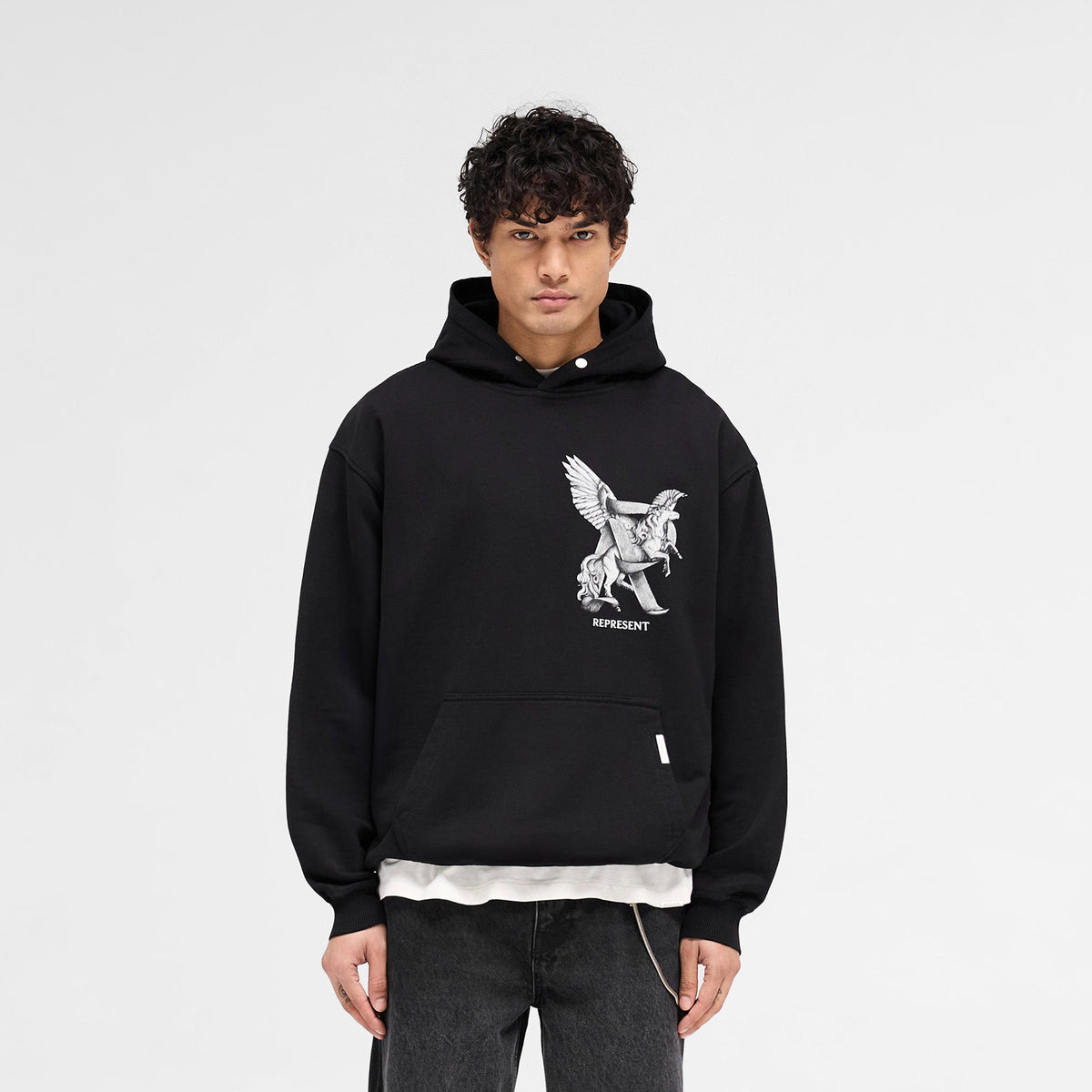 Elegance In Motion Hoodie | Jet Black | REPRESENT