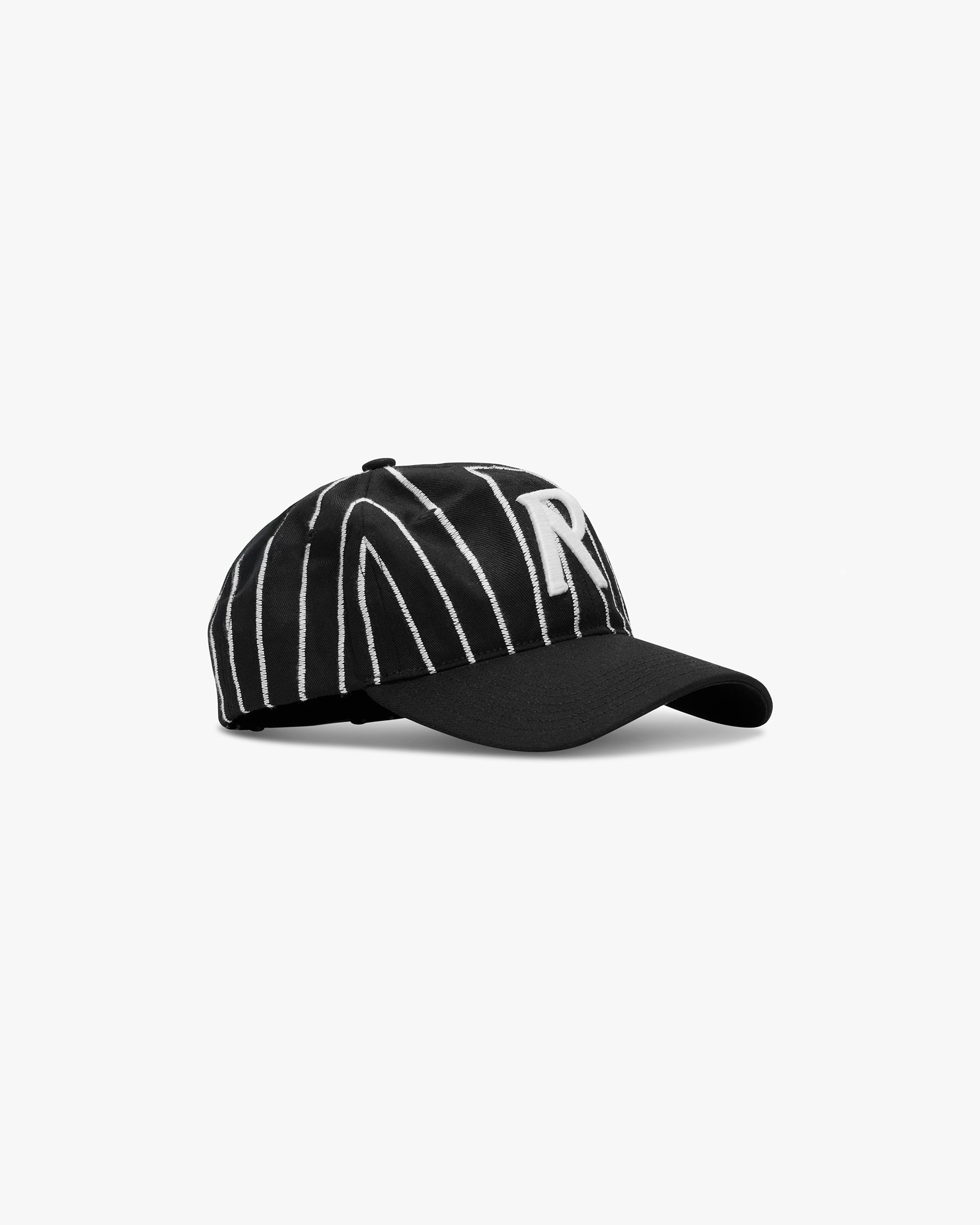 Initial Stripe Cap - Negro Azabache