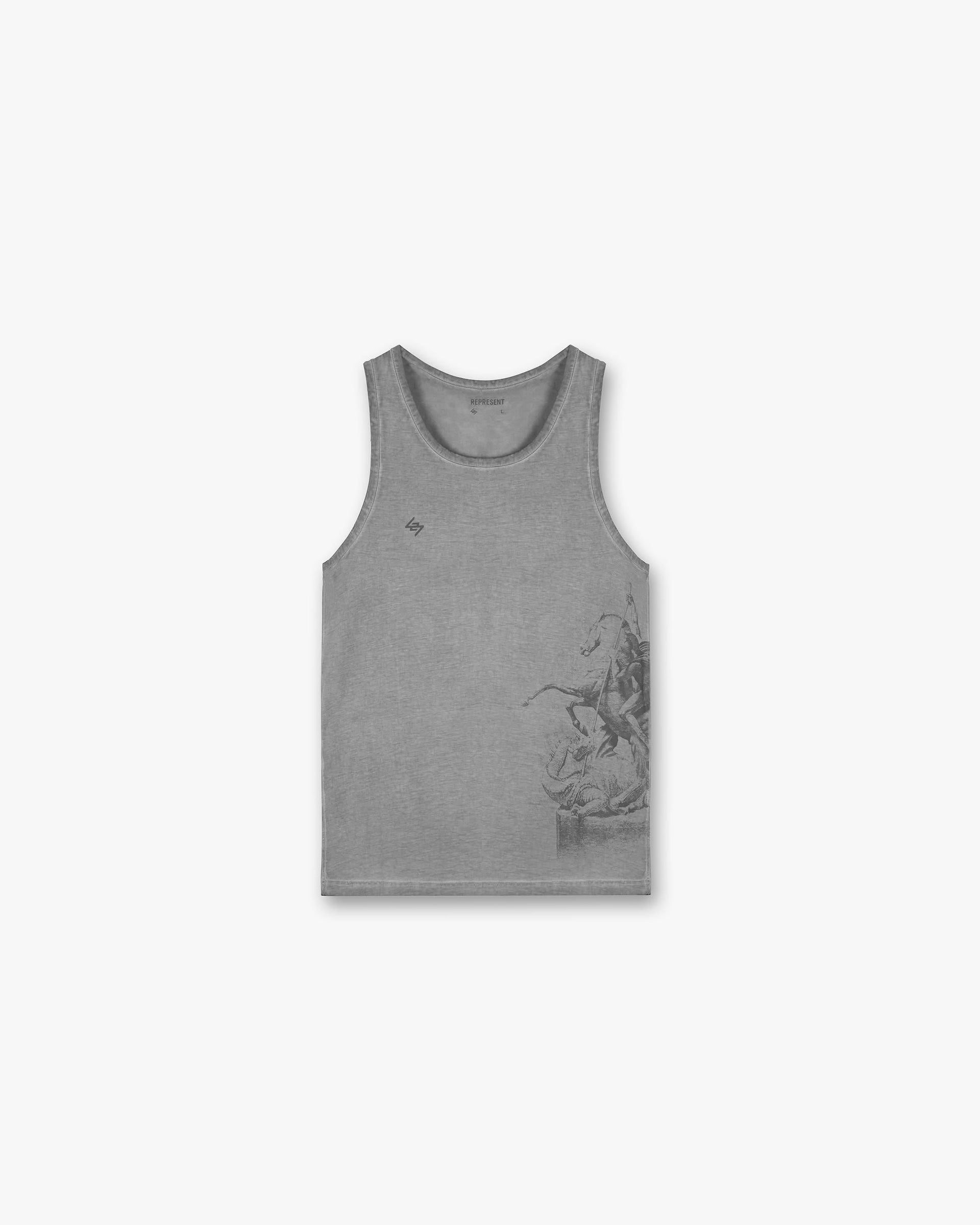 Vintage 247 Run Vest | Smoke T-Shirts 247 | Represent Clo