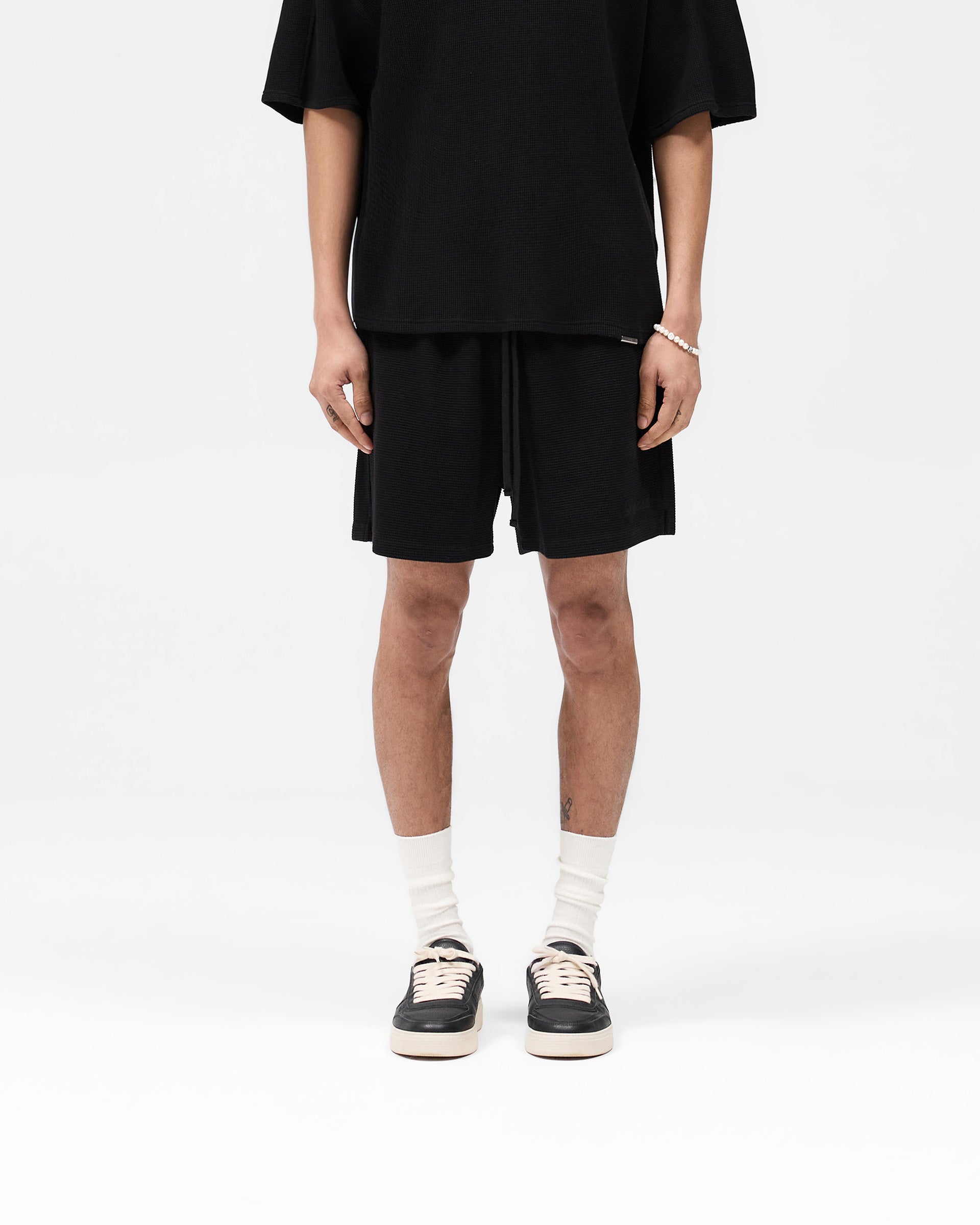 Waffle Shorts - Noir