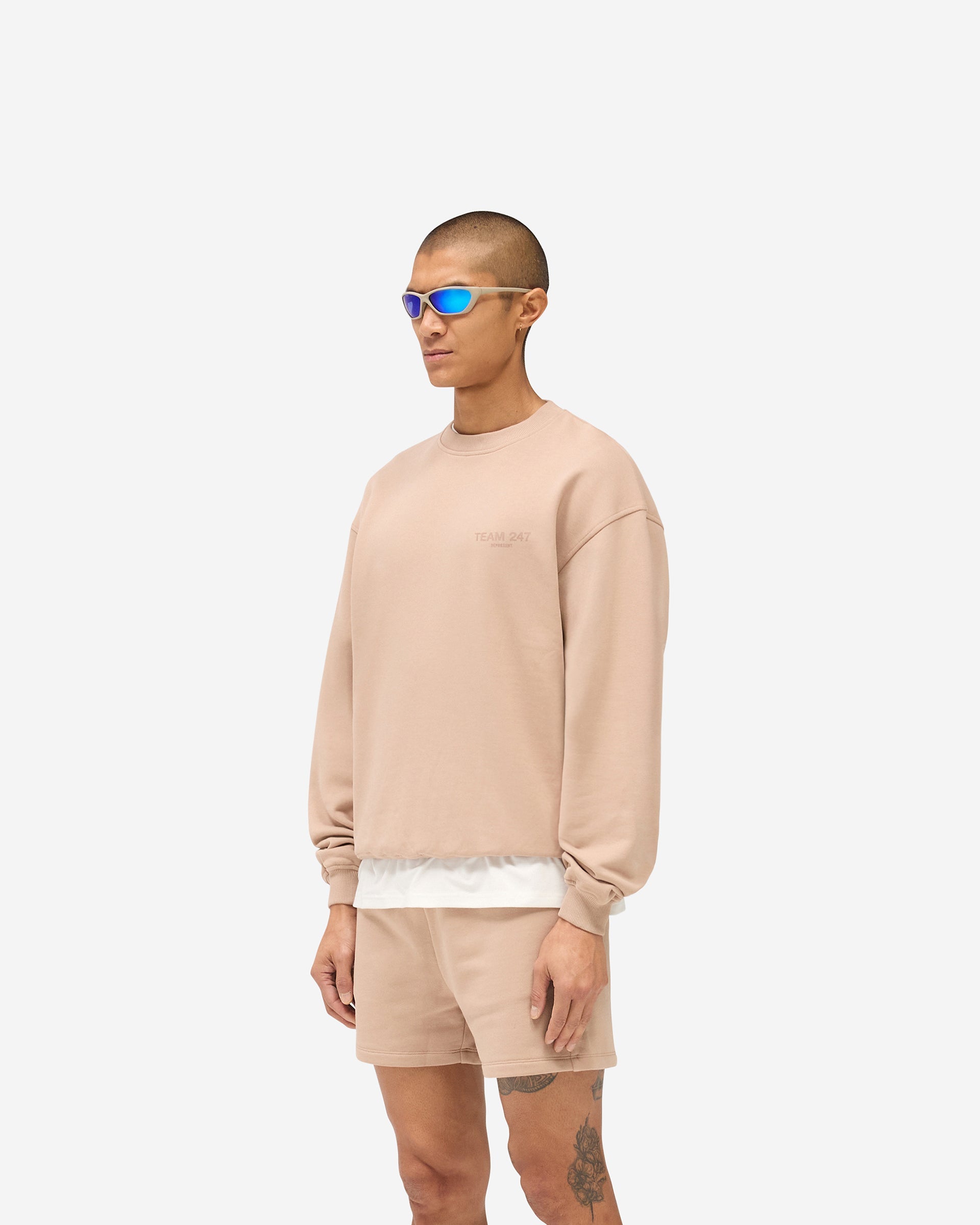 Team 247 Oversized Crew - Clay