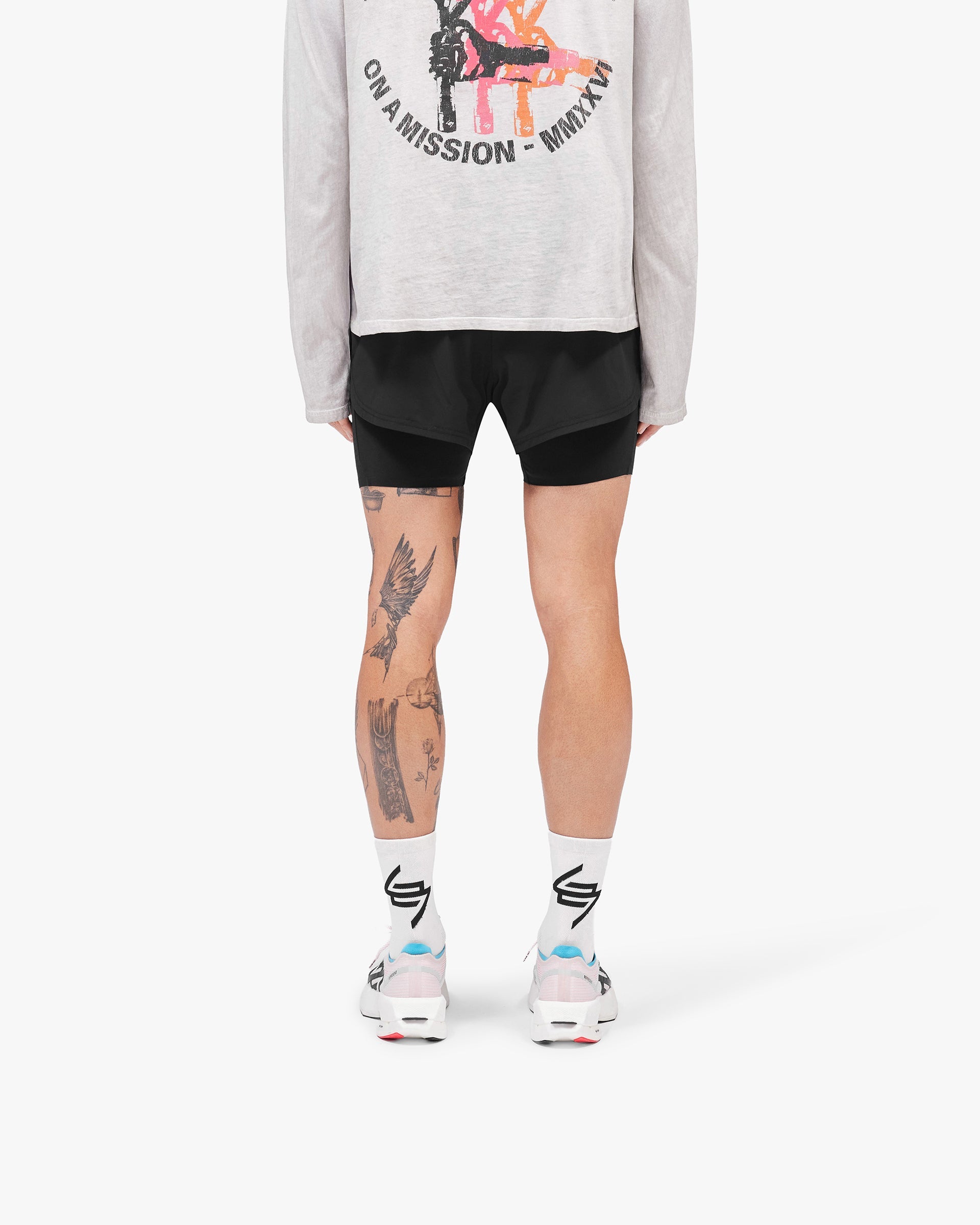 247 Hybrid 2-In-1 Short - Jet Black