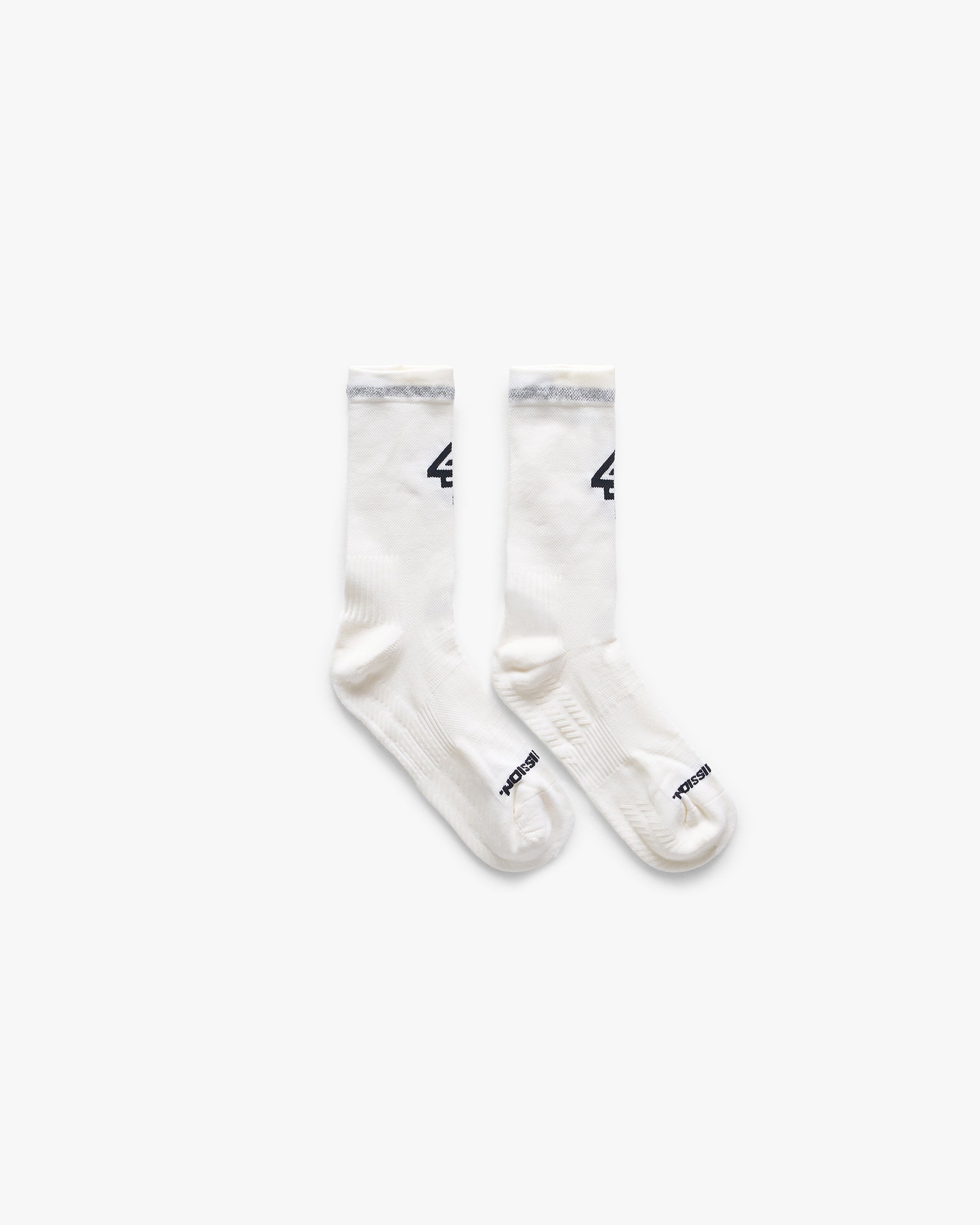 247 Reflex Run Socks - Flat White