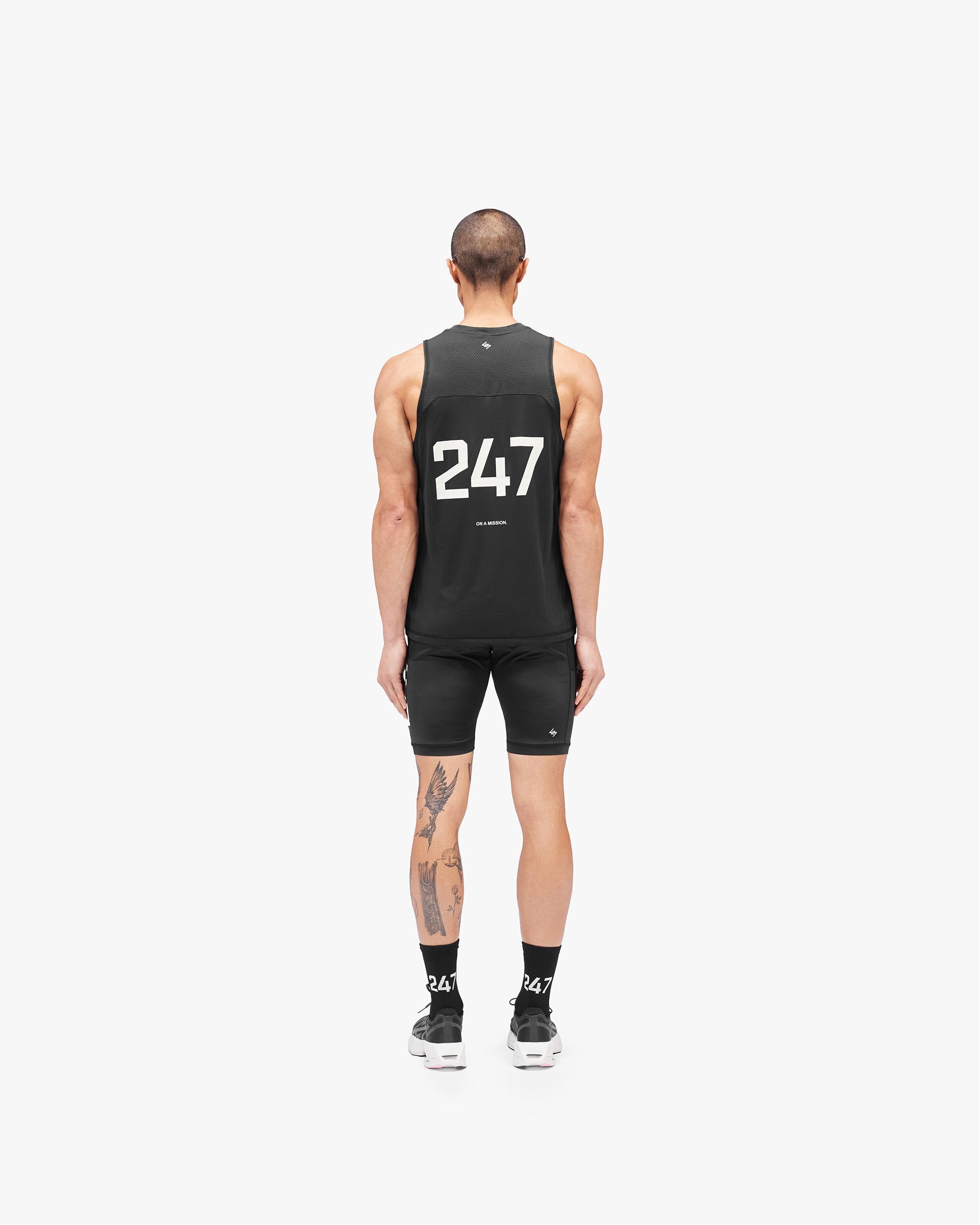 247 Cargo Half Tight - Jet Black