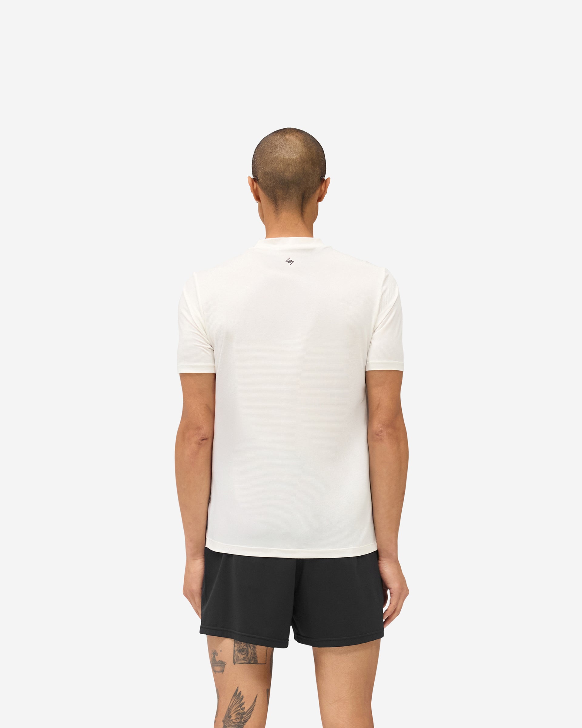 247 DNA Mesh T-Shirt - Flat White