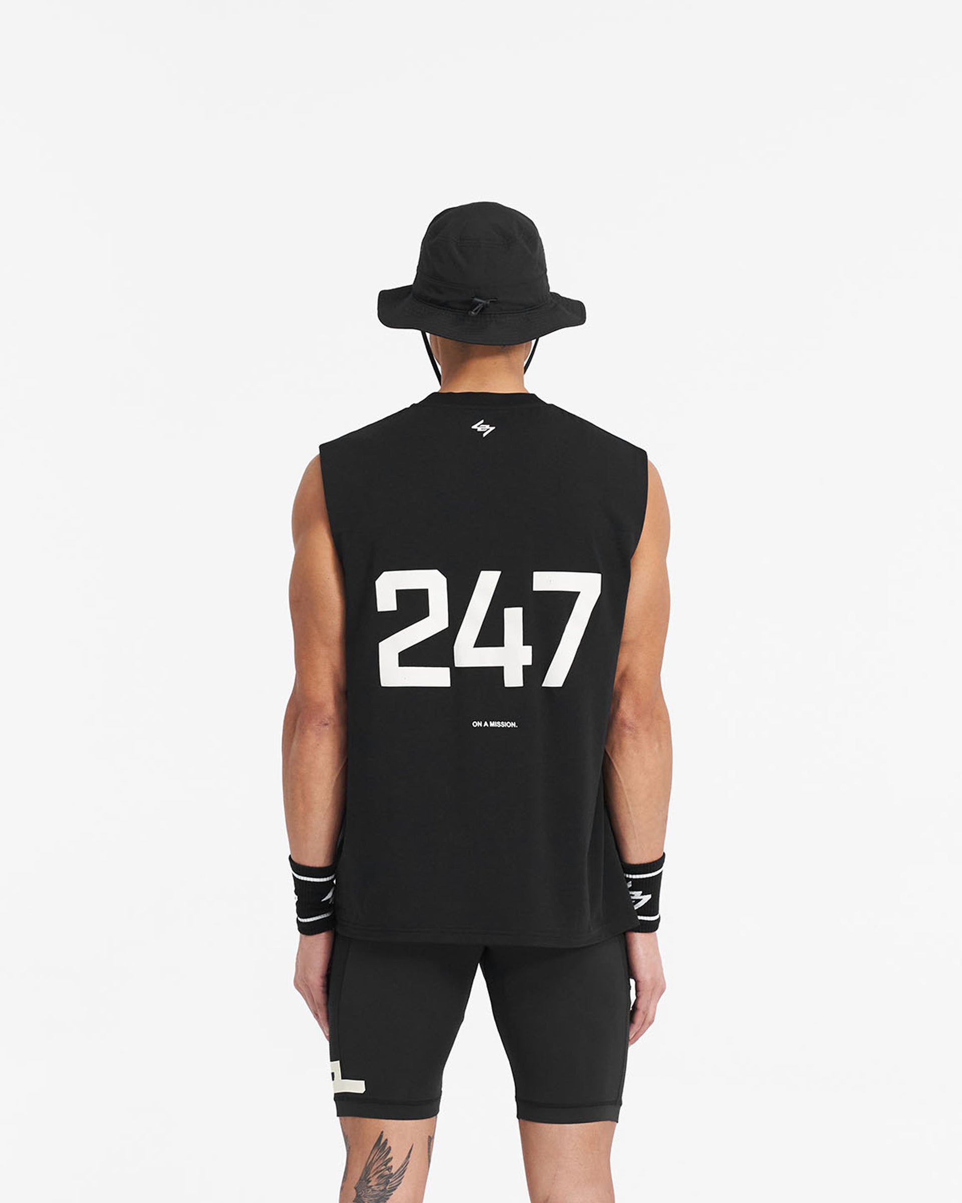 247 Oversized Tank - Tiefschwarz