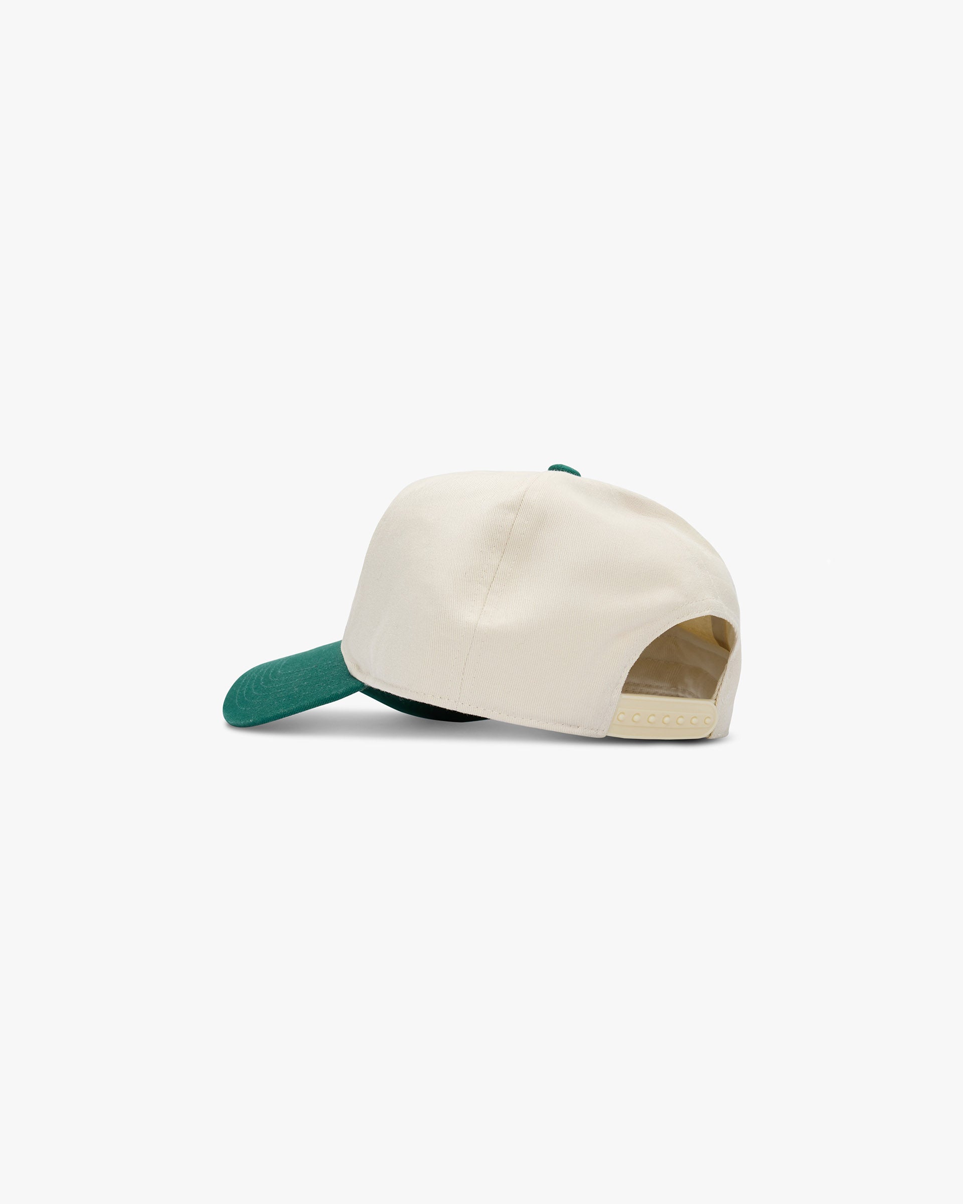 Raceway Cap - Blanco Antiguo Verde Bosque