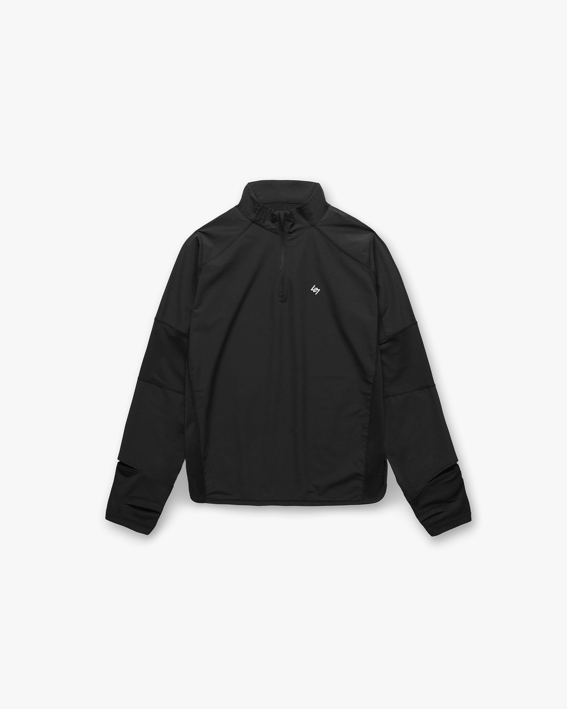 247 Run Quarter Zip - Jet Black
