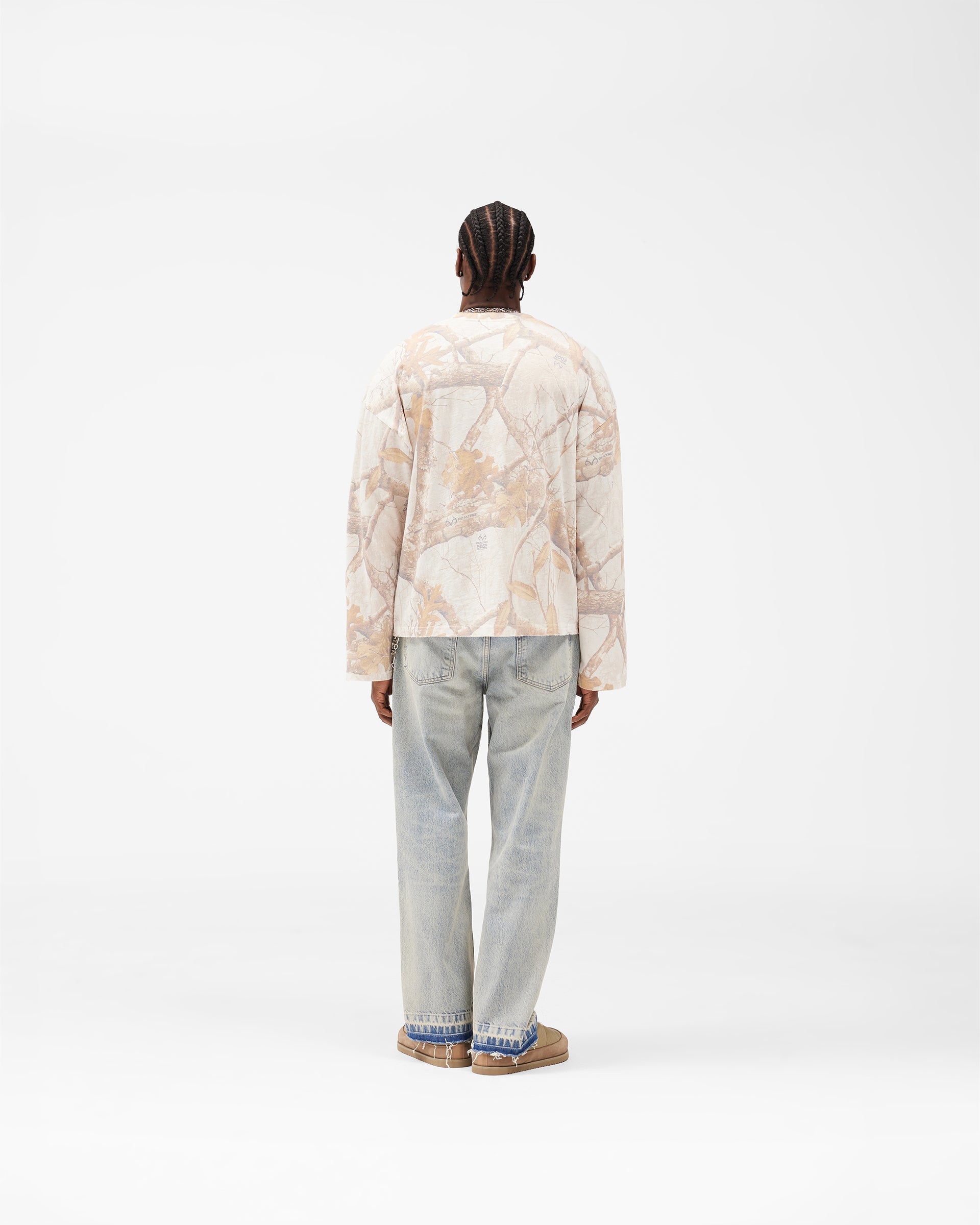 EngLAnd Long Sleeve T-Shirt - Washed White Realtree®