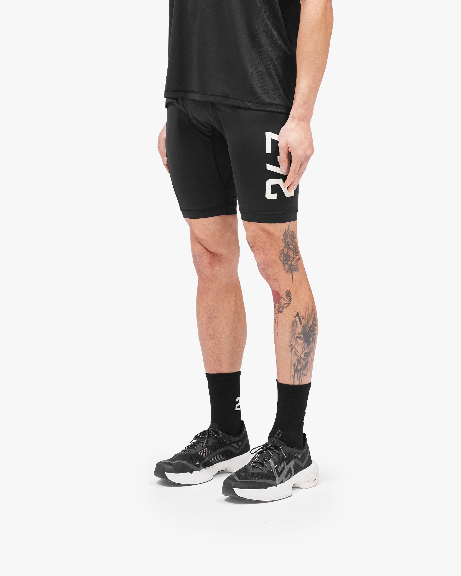 247 Cargo Half Tight - Jet Black