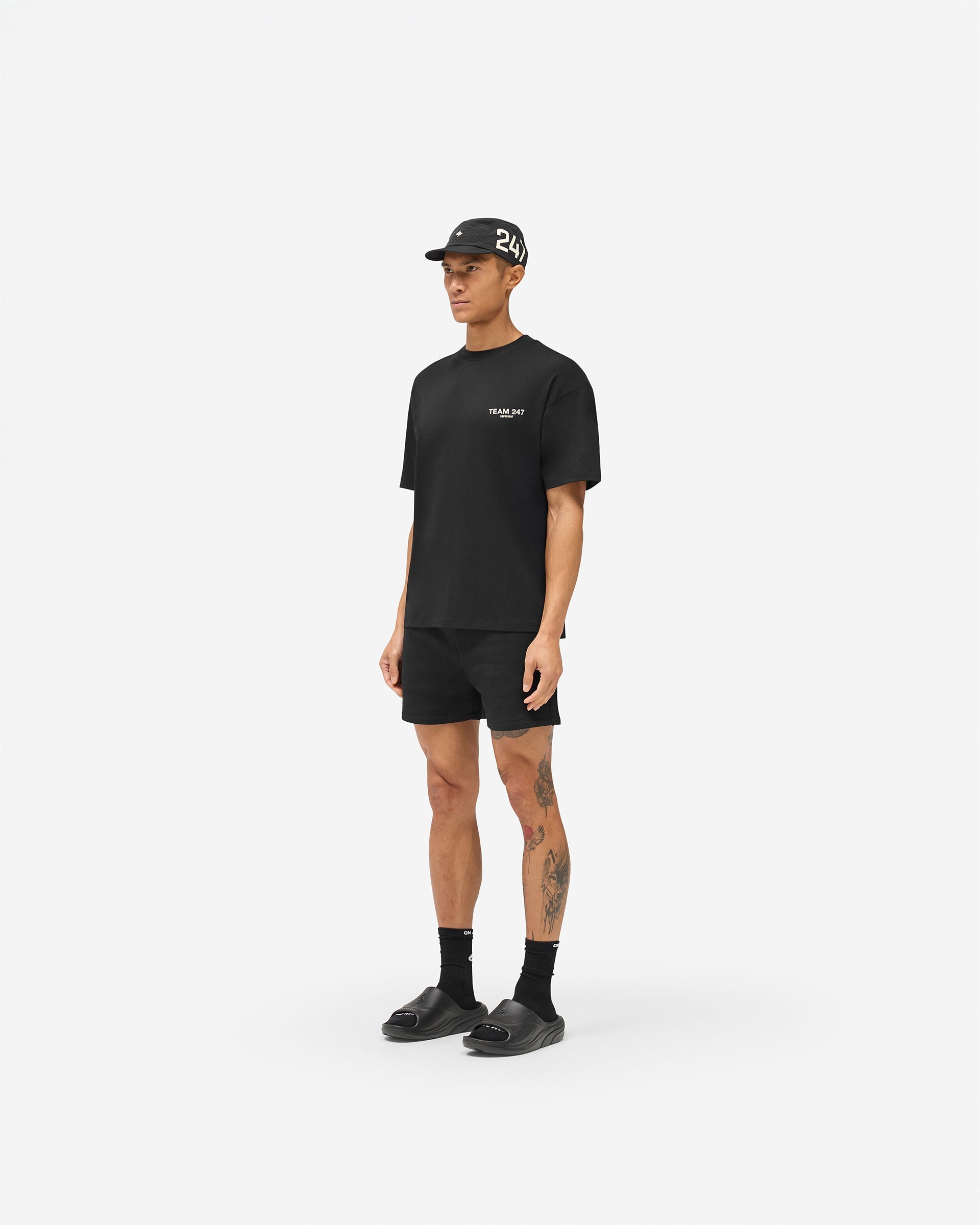 Team 247 Oversized T-Shirt - Jet Black