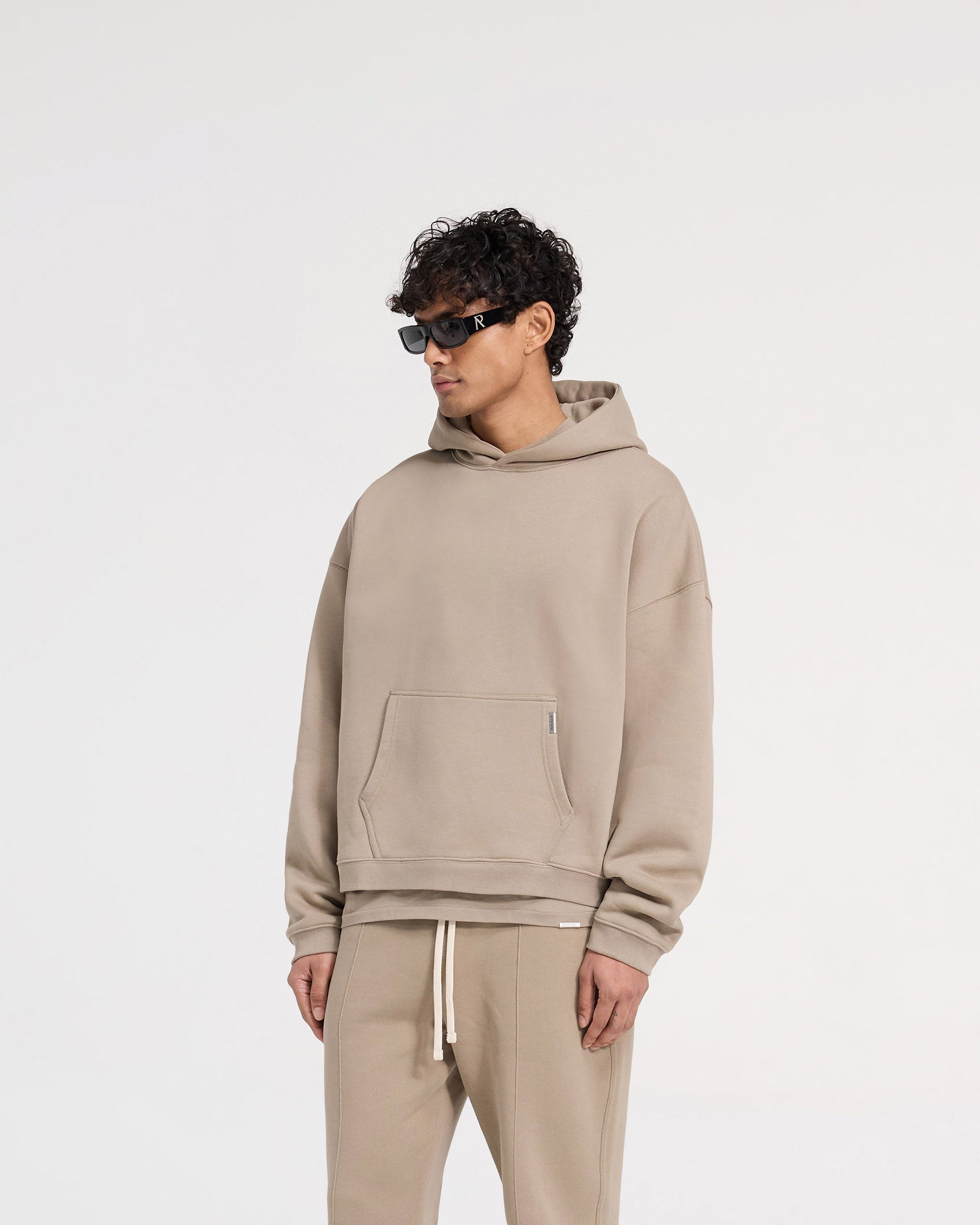 Initial Boxy Hoodie - Duna