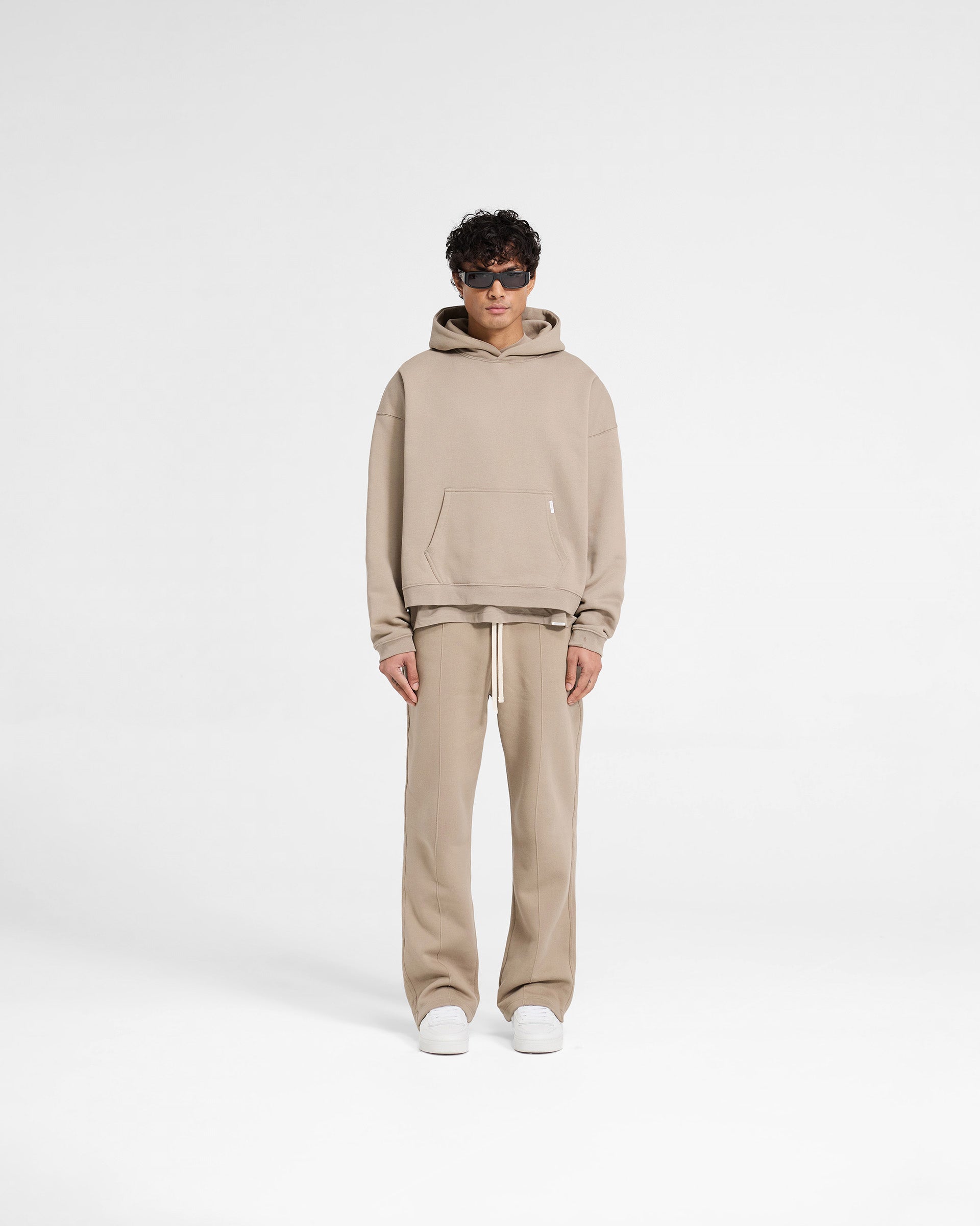 Initial Boxy Hoodie - Duna