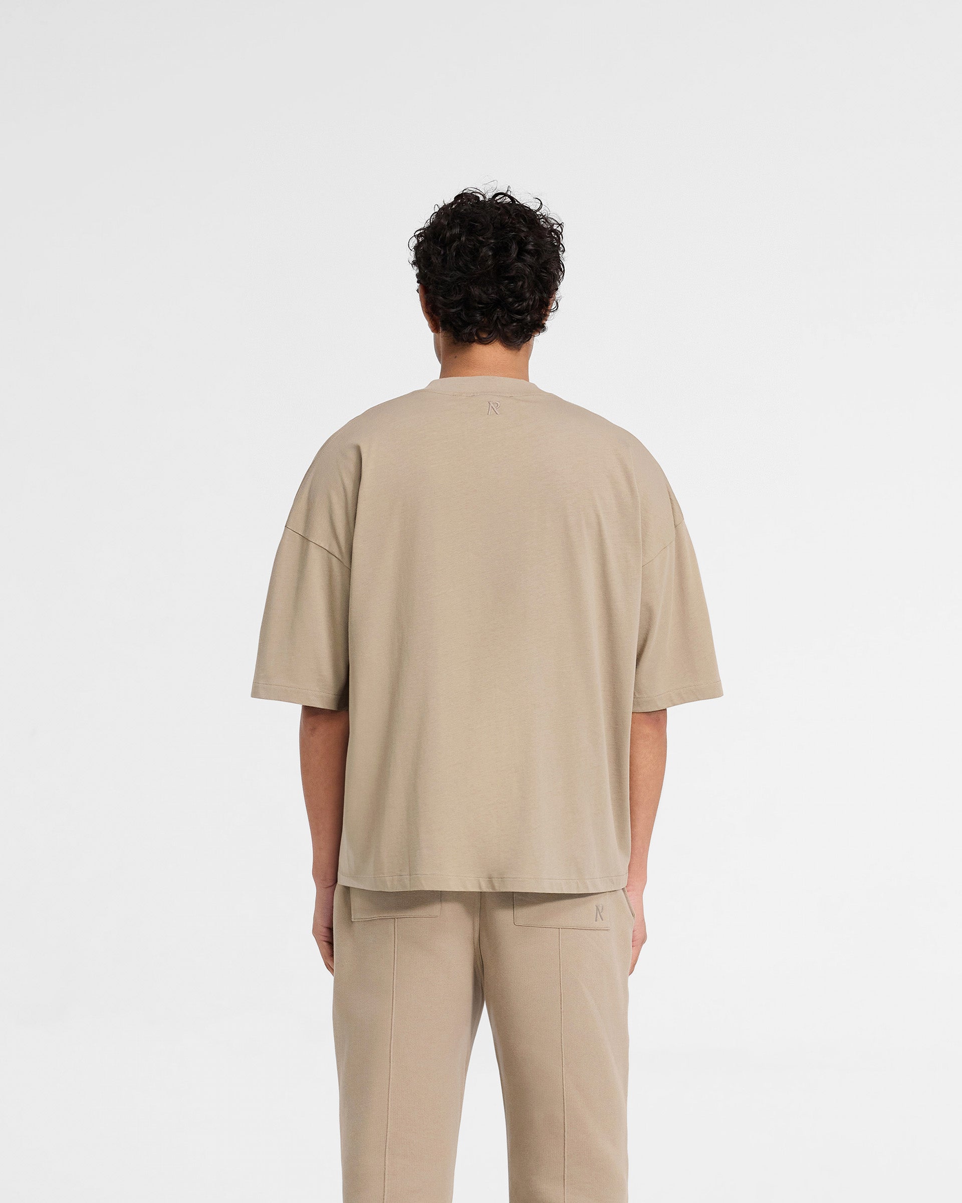 Initial Boxy T-Shirt - Düne