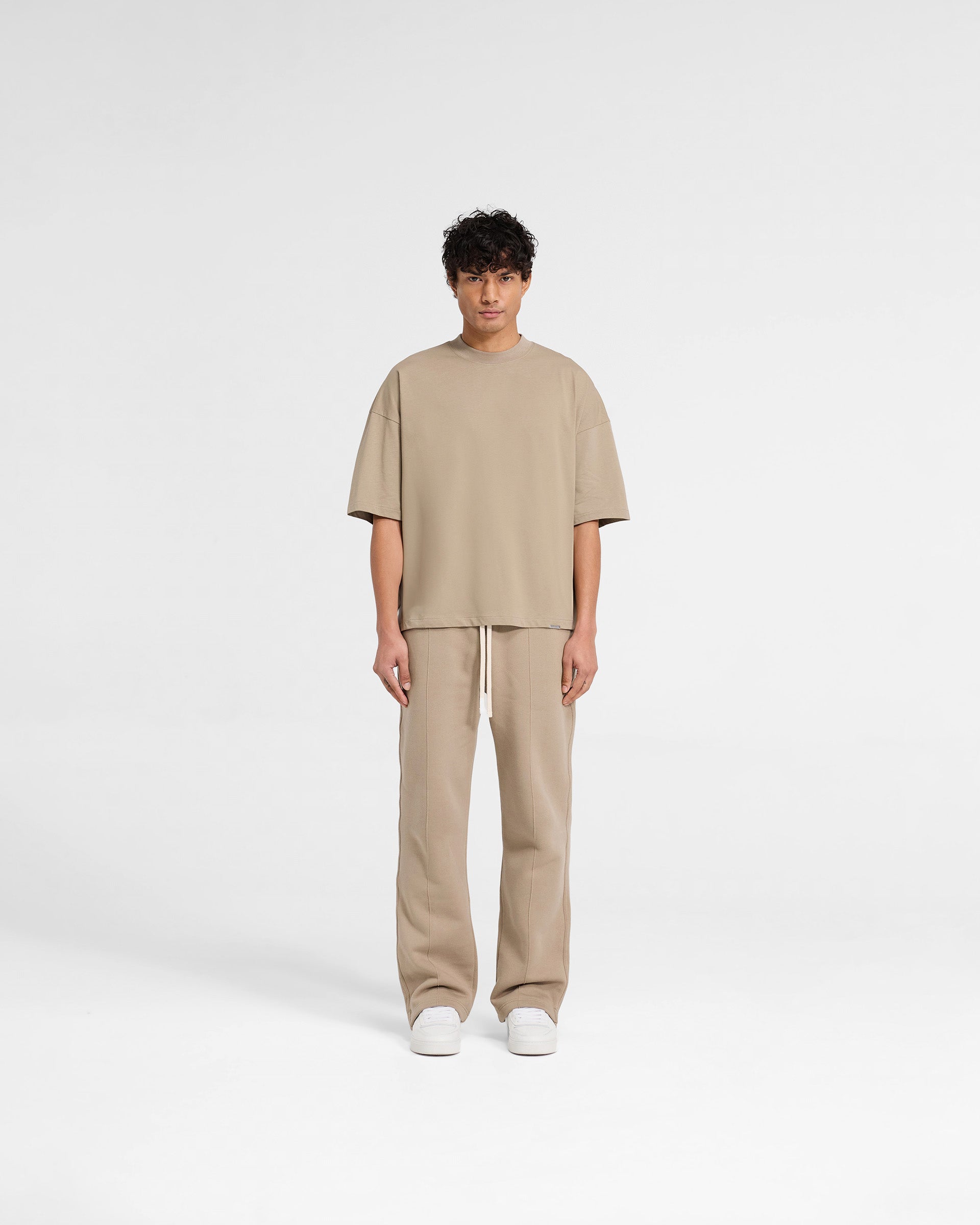 Initial Boxy T-Shirt - Düne