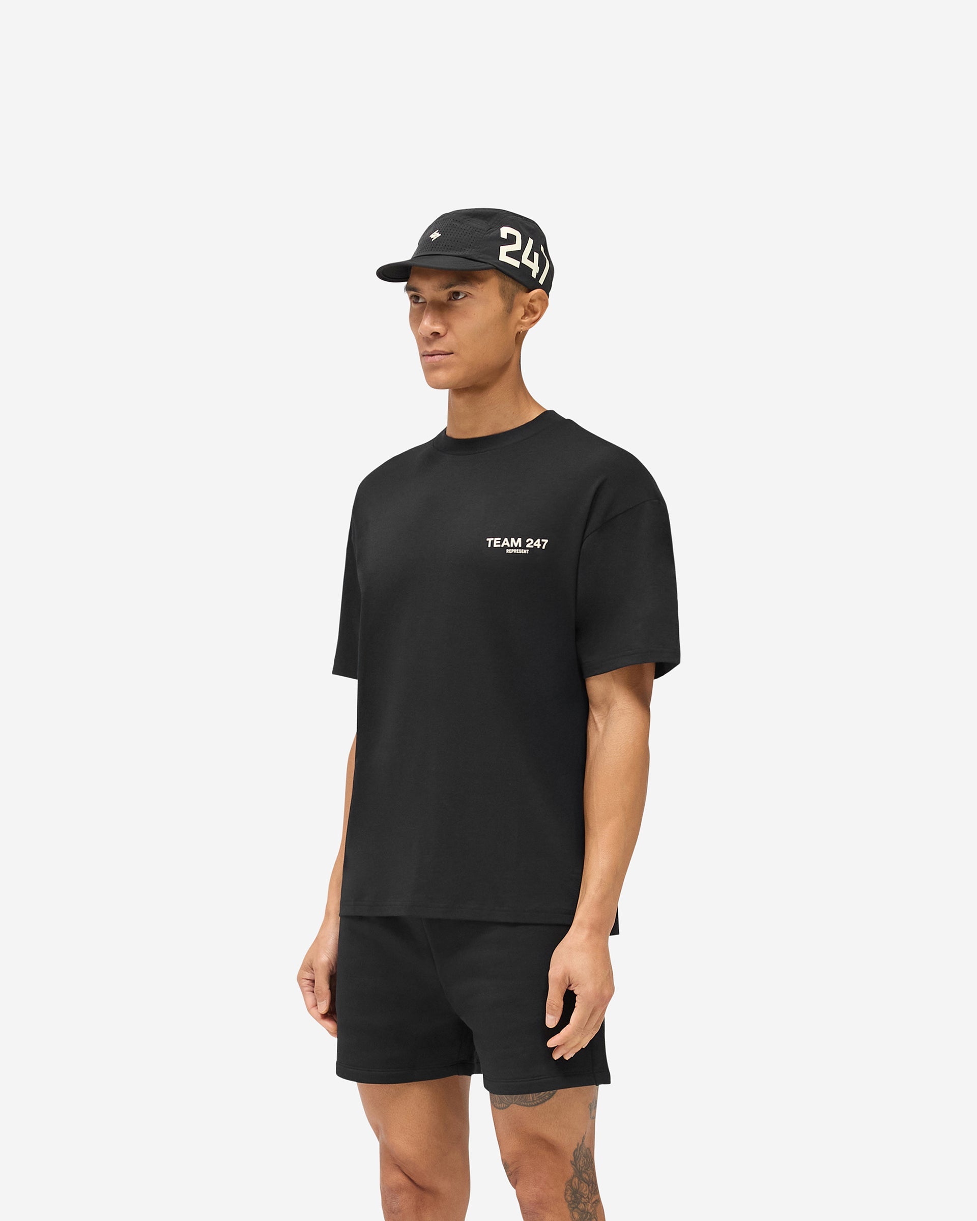 Team 247 Oversized T-Shirt - Jet Black