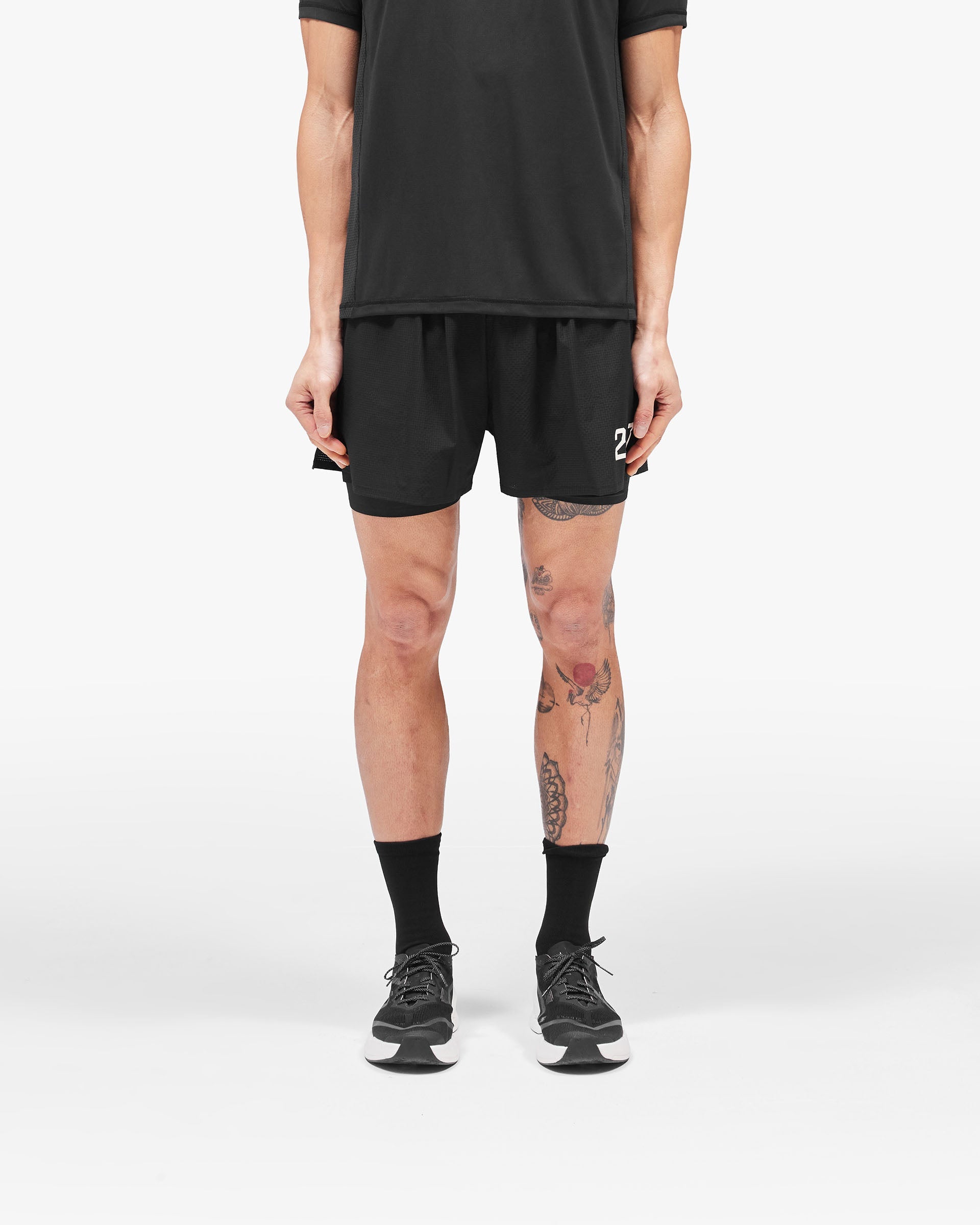 247 Trail Short - Tiefschwarz