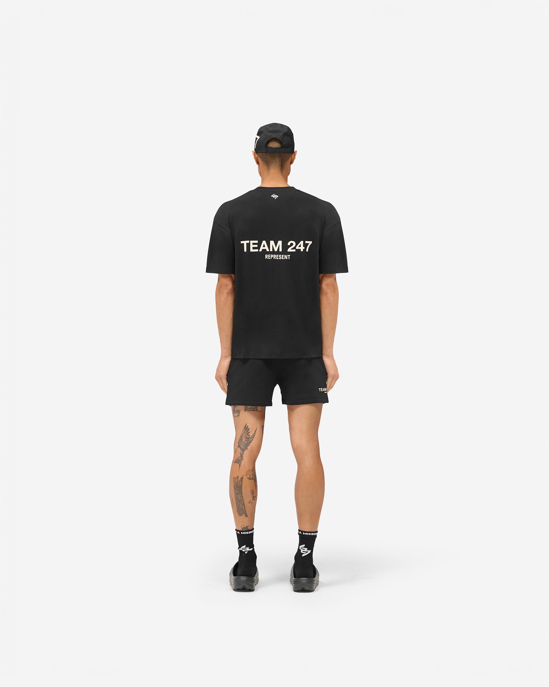Team 247 Oversized T-Shirt - Jet Black