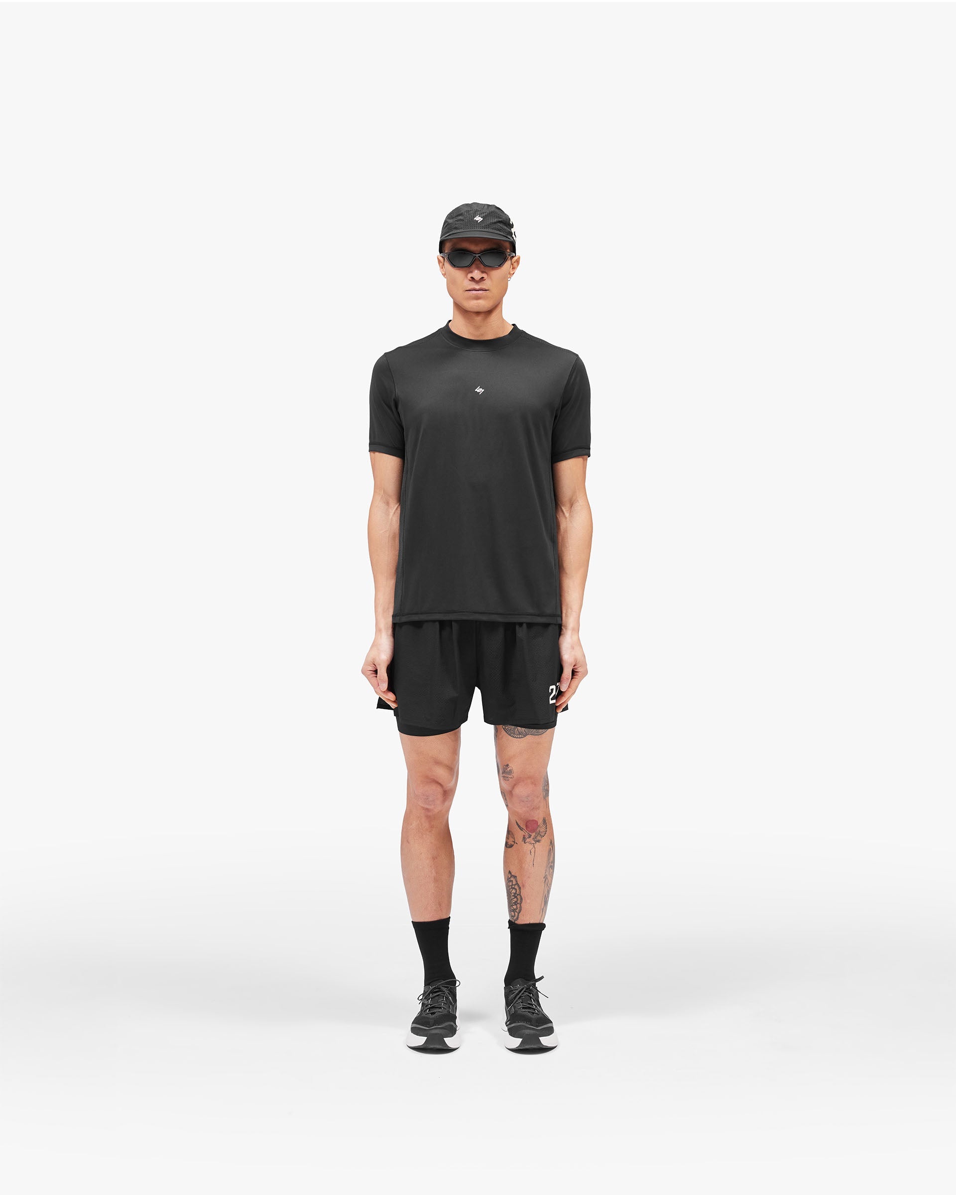 247 Trail Short - Tiefschwarz