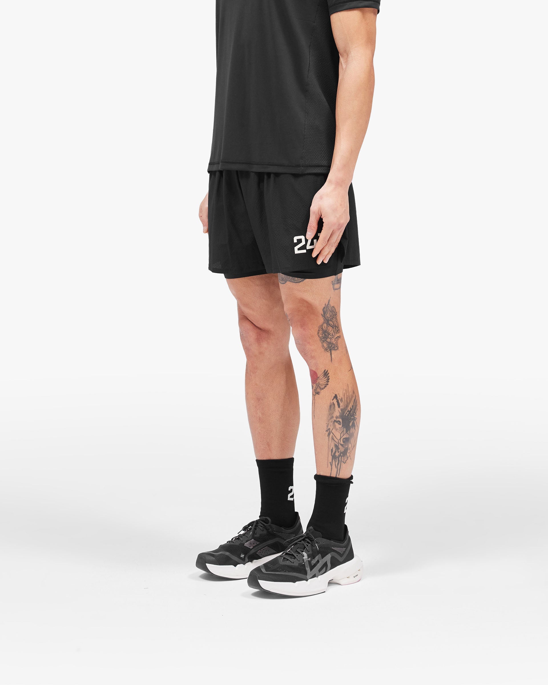 247 Trail Short - Tiefschwarz