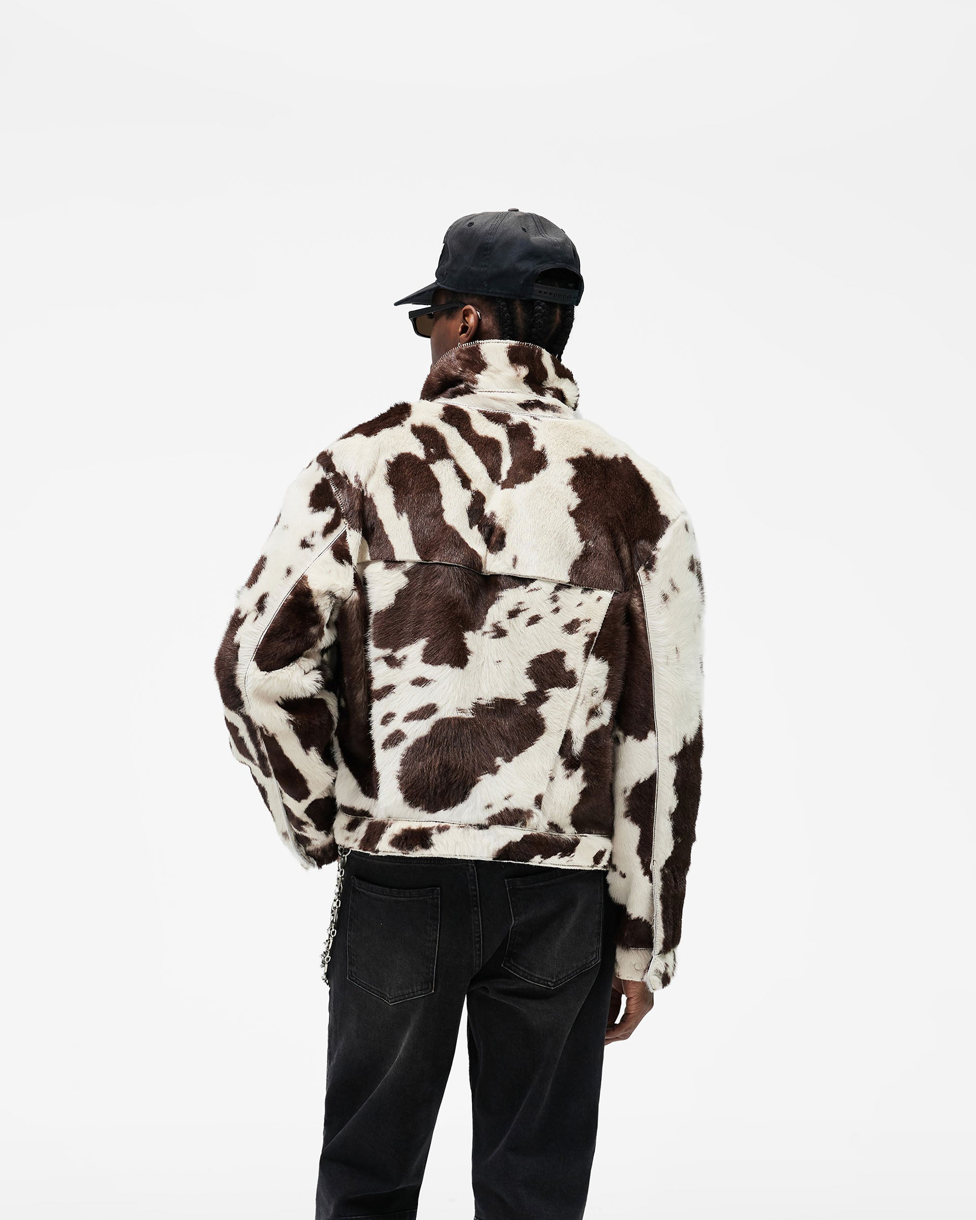 Cowhide Trucker Jacket - Multi