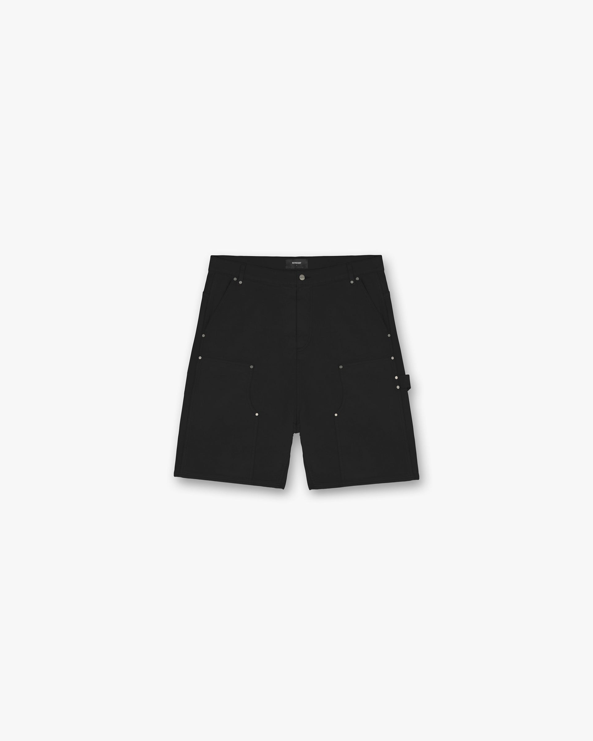 Utility Shorts | Black Shorts SC23 | Represent Clo