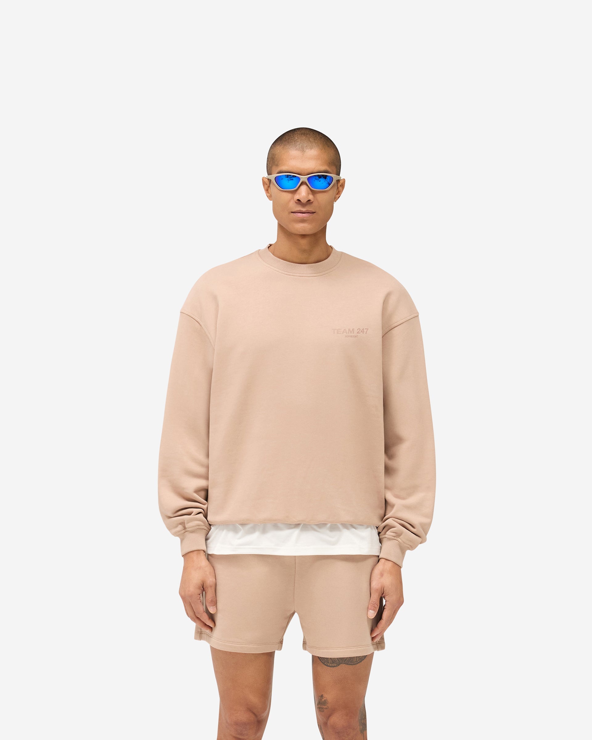 Team 247 Oversized Crew - Clay