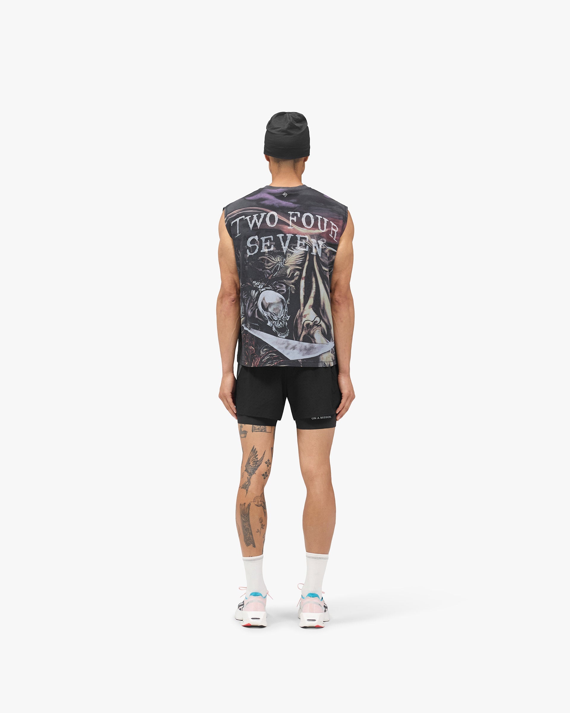 247 x Avenged Sevenfold City Of Evil Tank - Aged Black