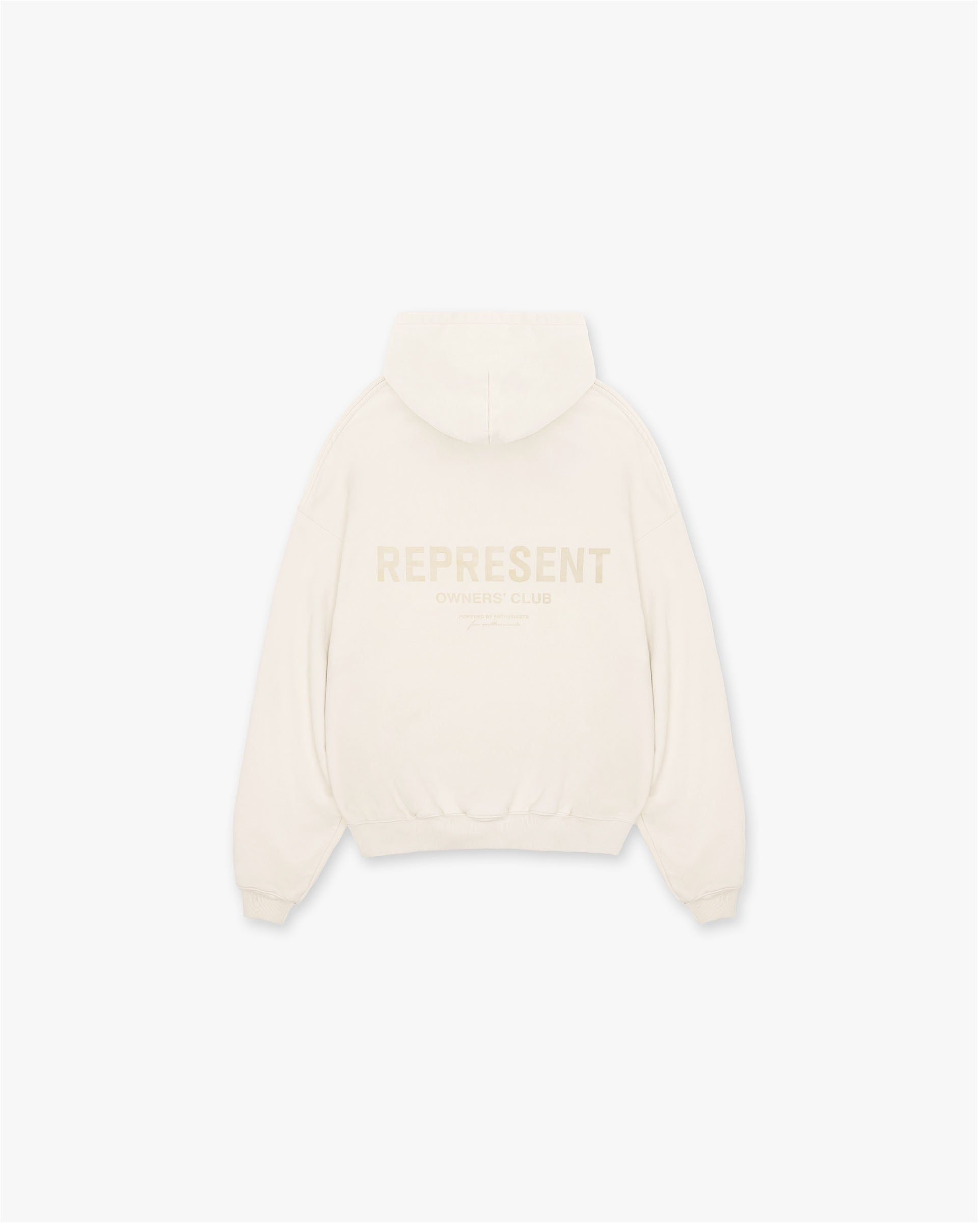 Sweat à capuche Represent Owners Club - Crème au beurre