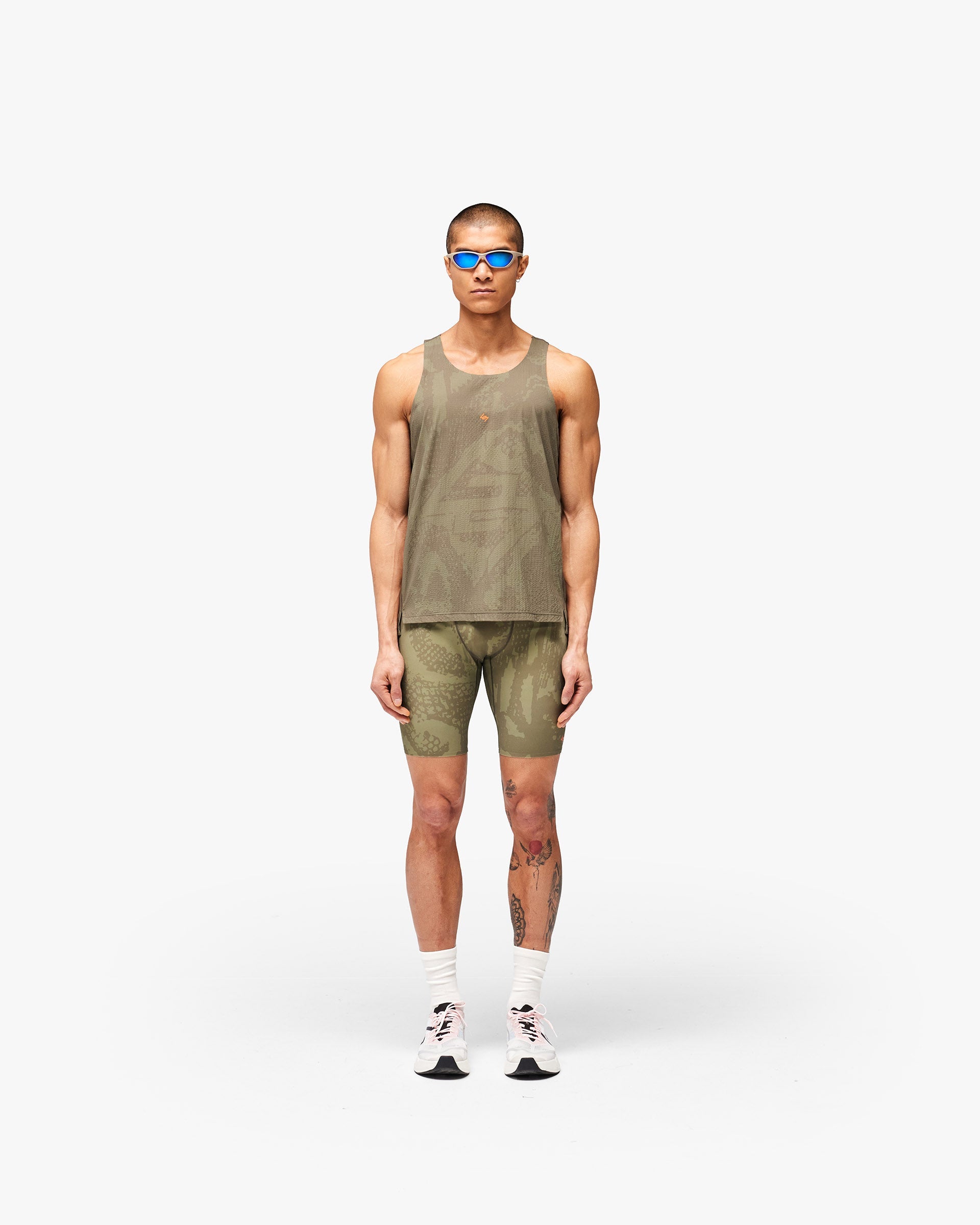 247 Los Angeles Singlet - Aged Khaki