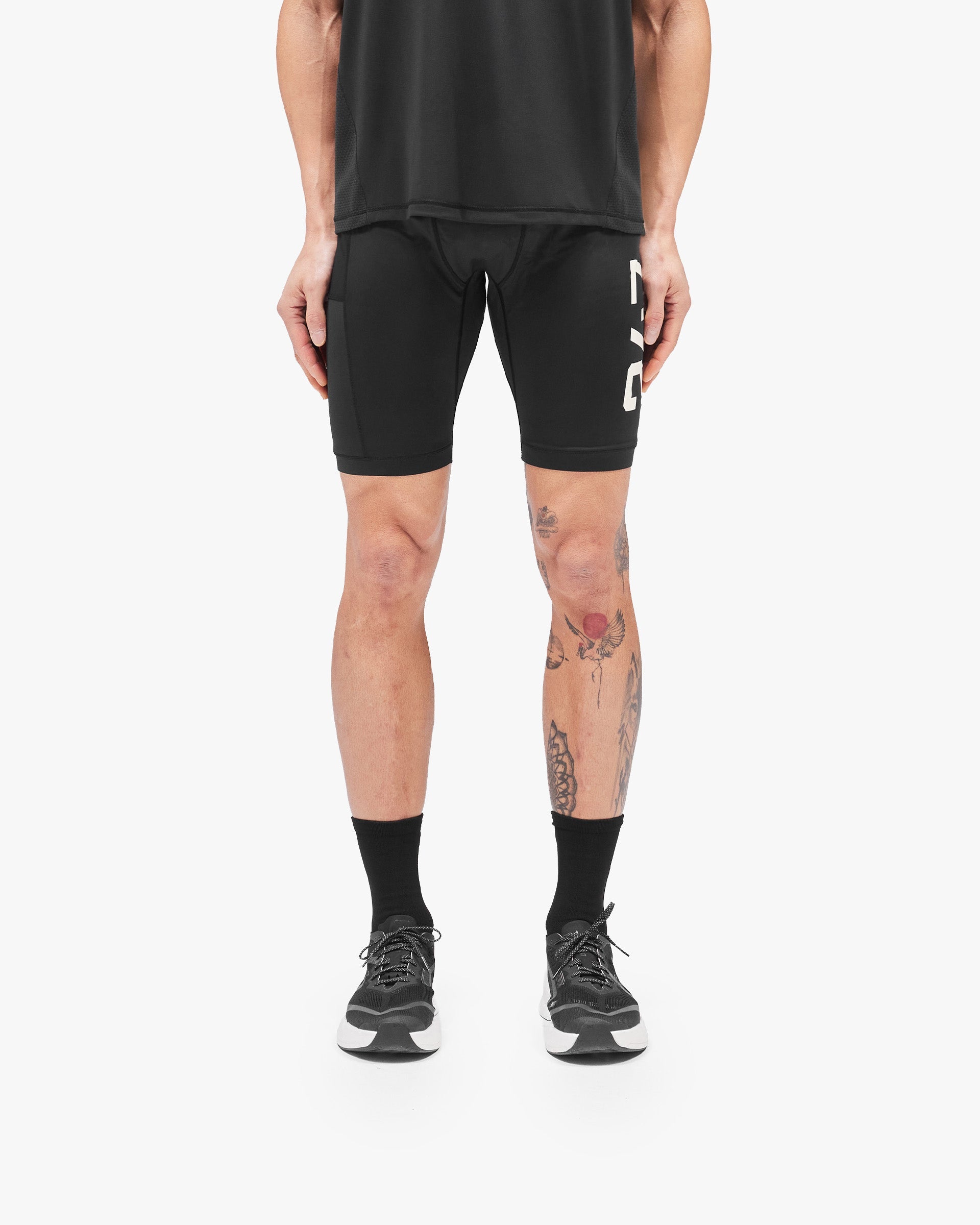 247 Cargo Half Tight - Jet Black