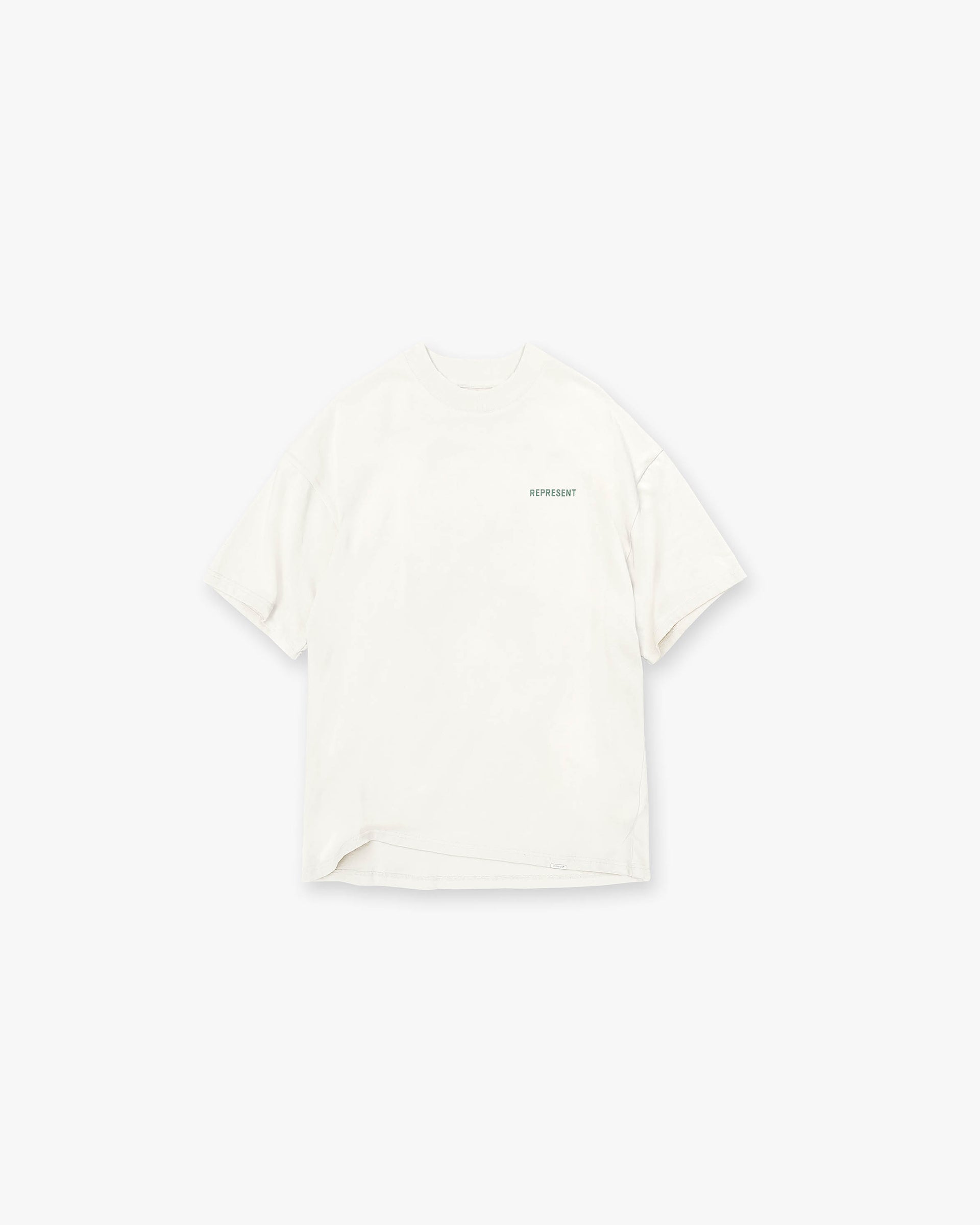 Represent x StockX Deconstructed T-Shirt | Flat White T-Shirts Exclusive | Represent Clo