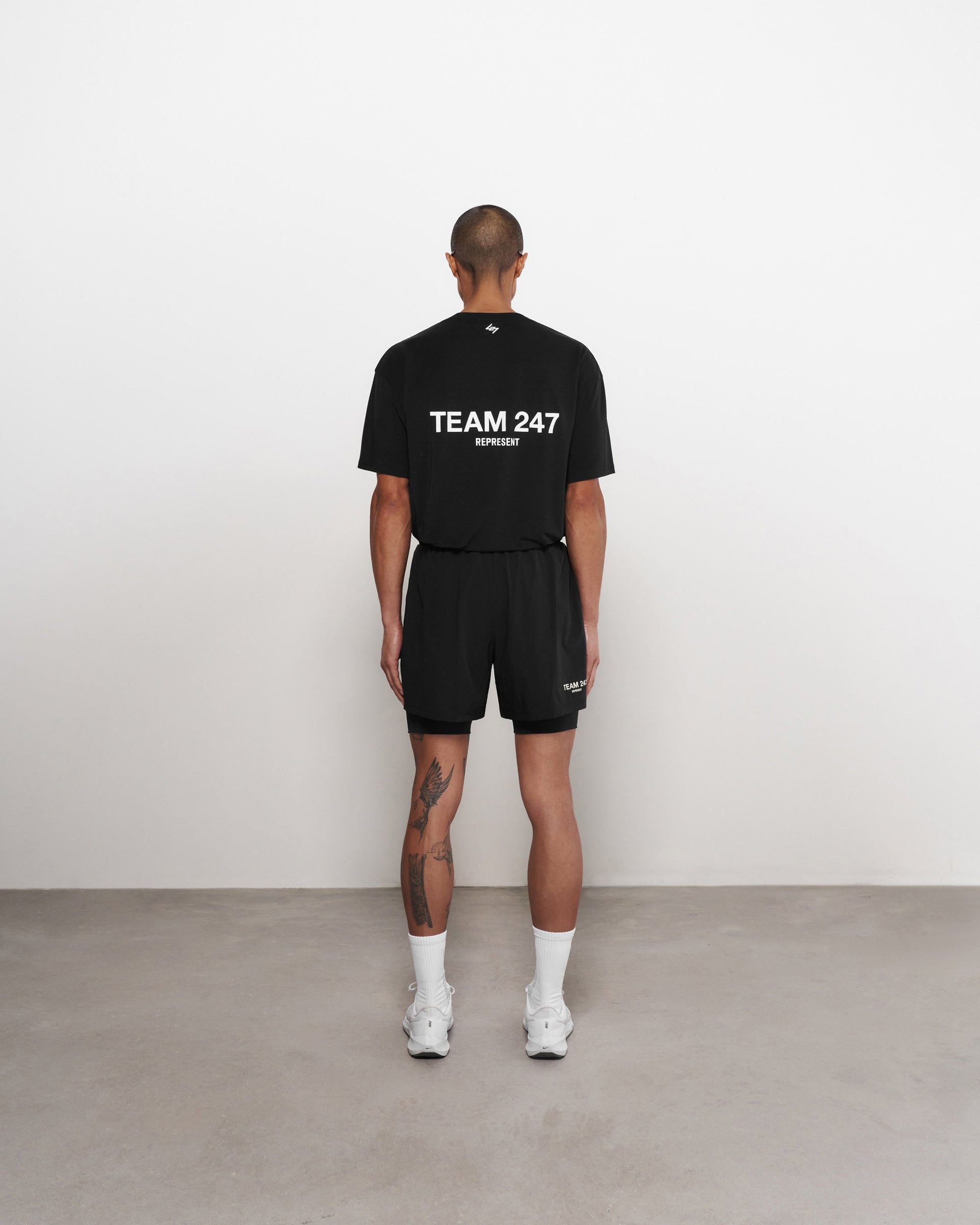 Team 247 2-In-1 Shorts - Negro