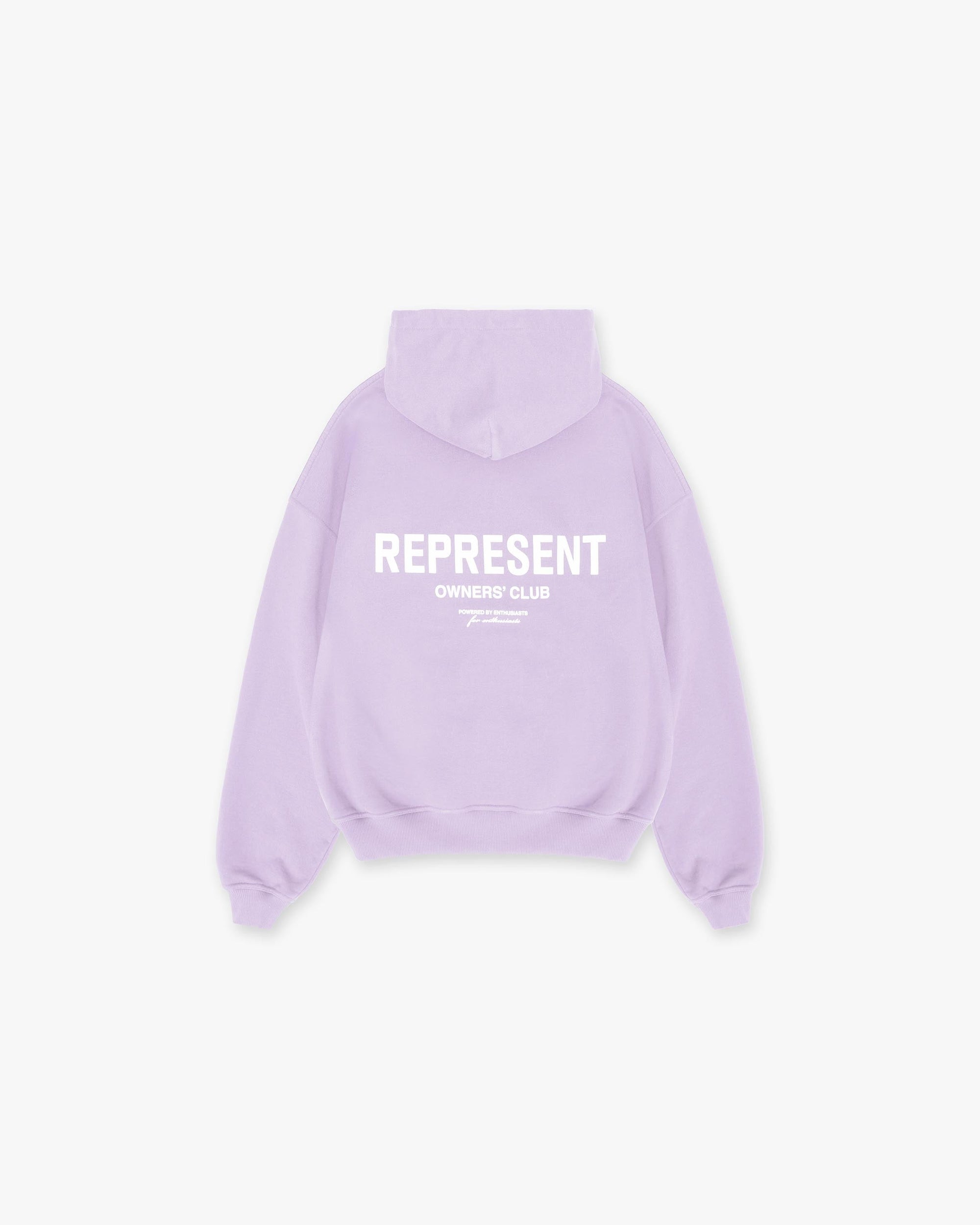 Sweat à capuche Represent Owners Club - Lilas Pastel