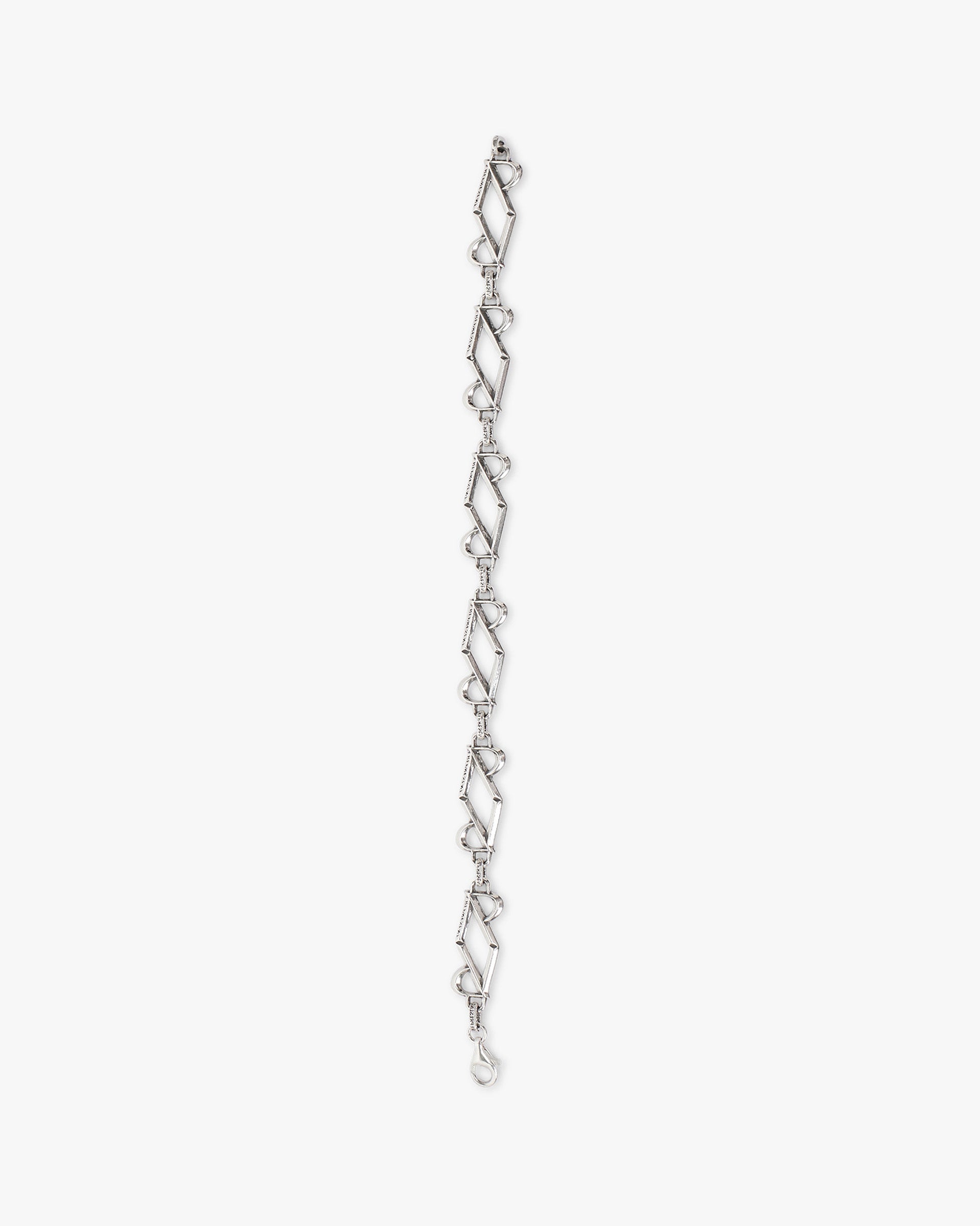 Initial Chain Bracelet - Silver
