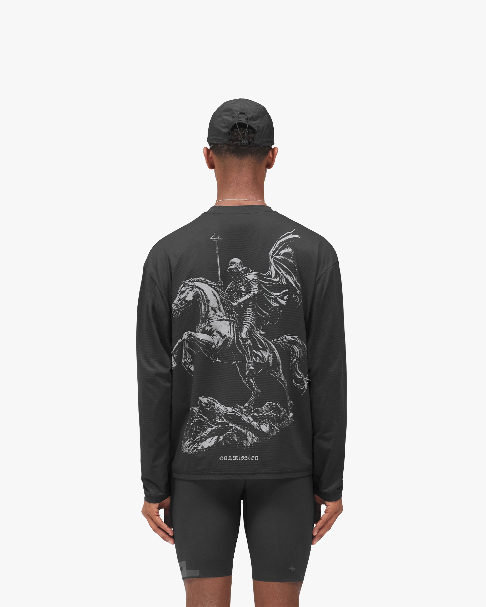 247 Noble Long Sleeve T-Shirt - Jet Black