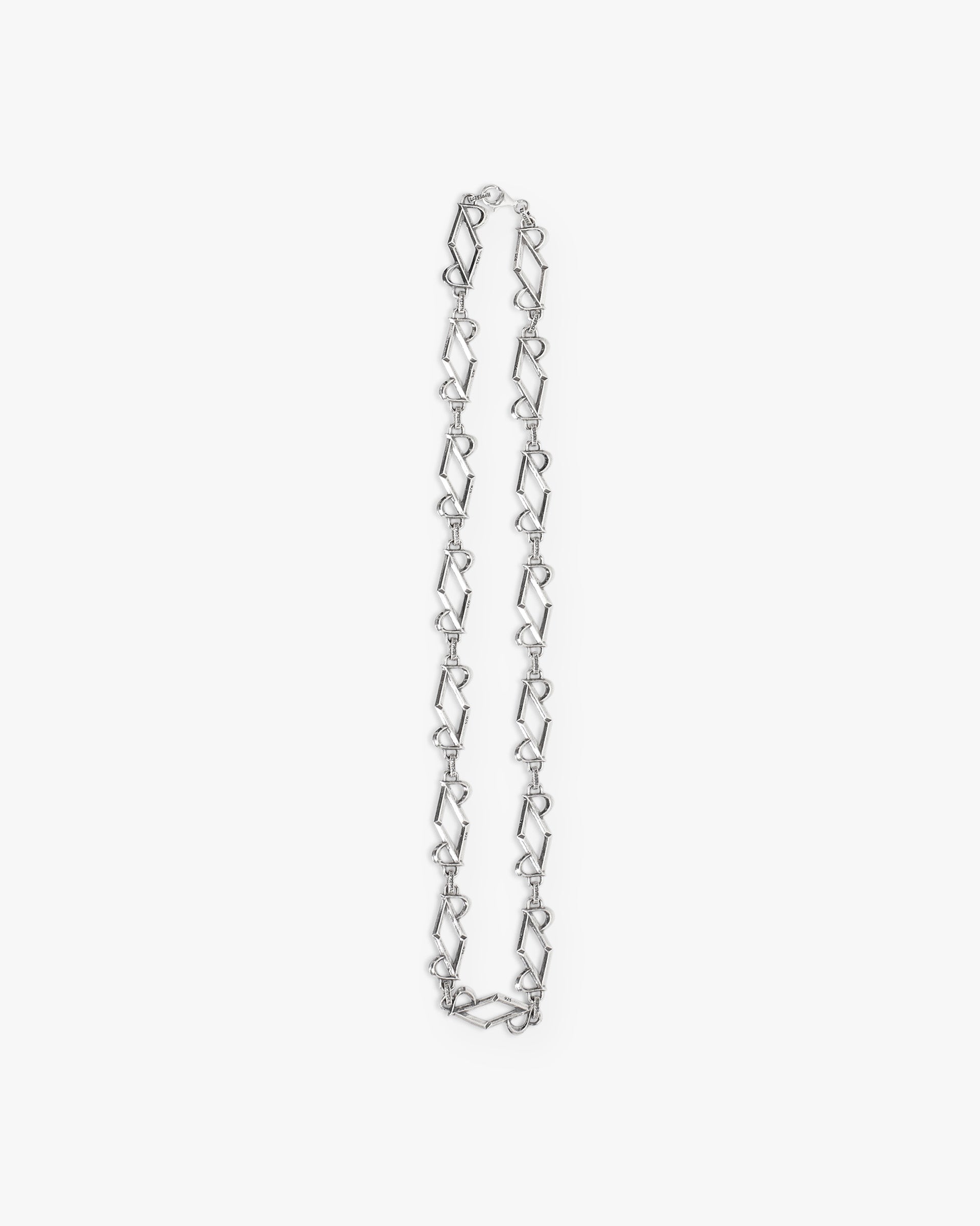 Initial Chain Necklace - Silver