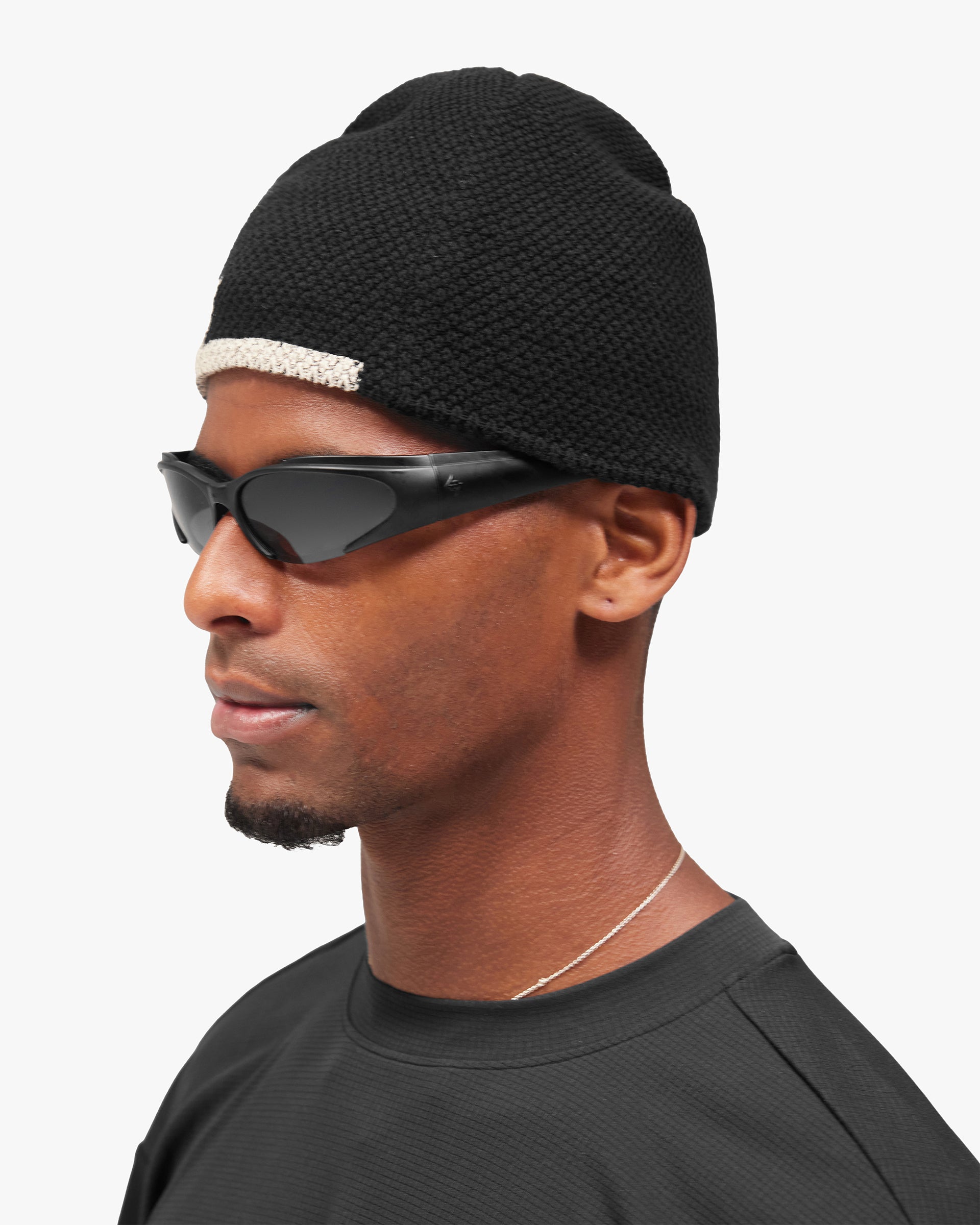 247 Waffle Beanie - Jet Black
