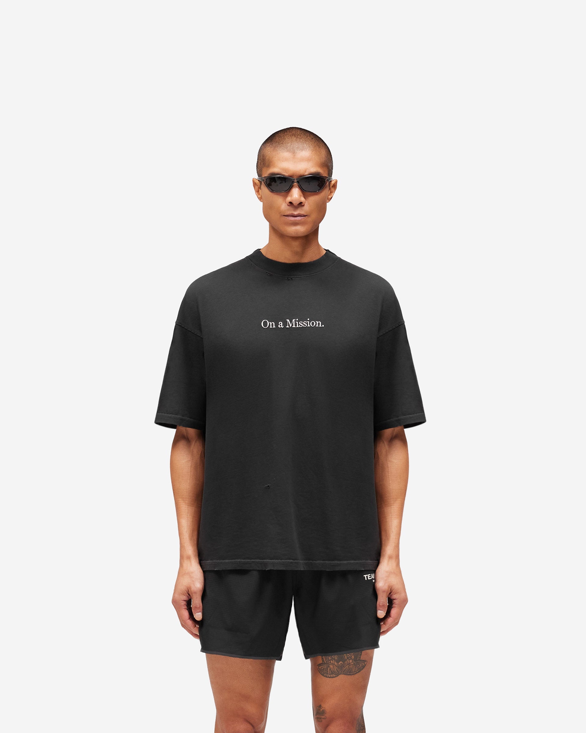 247 On A Mission T-Shirt - Jet Black