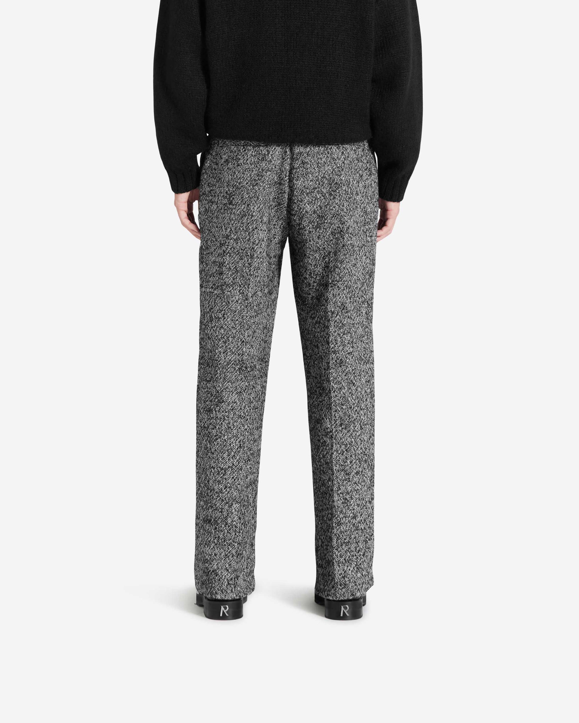 Pantalon Ajusté Large - Noir Blanc