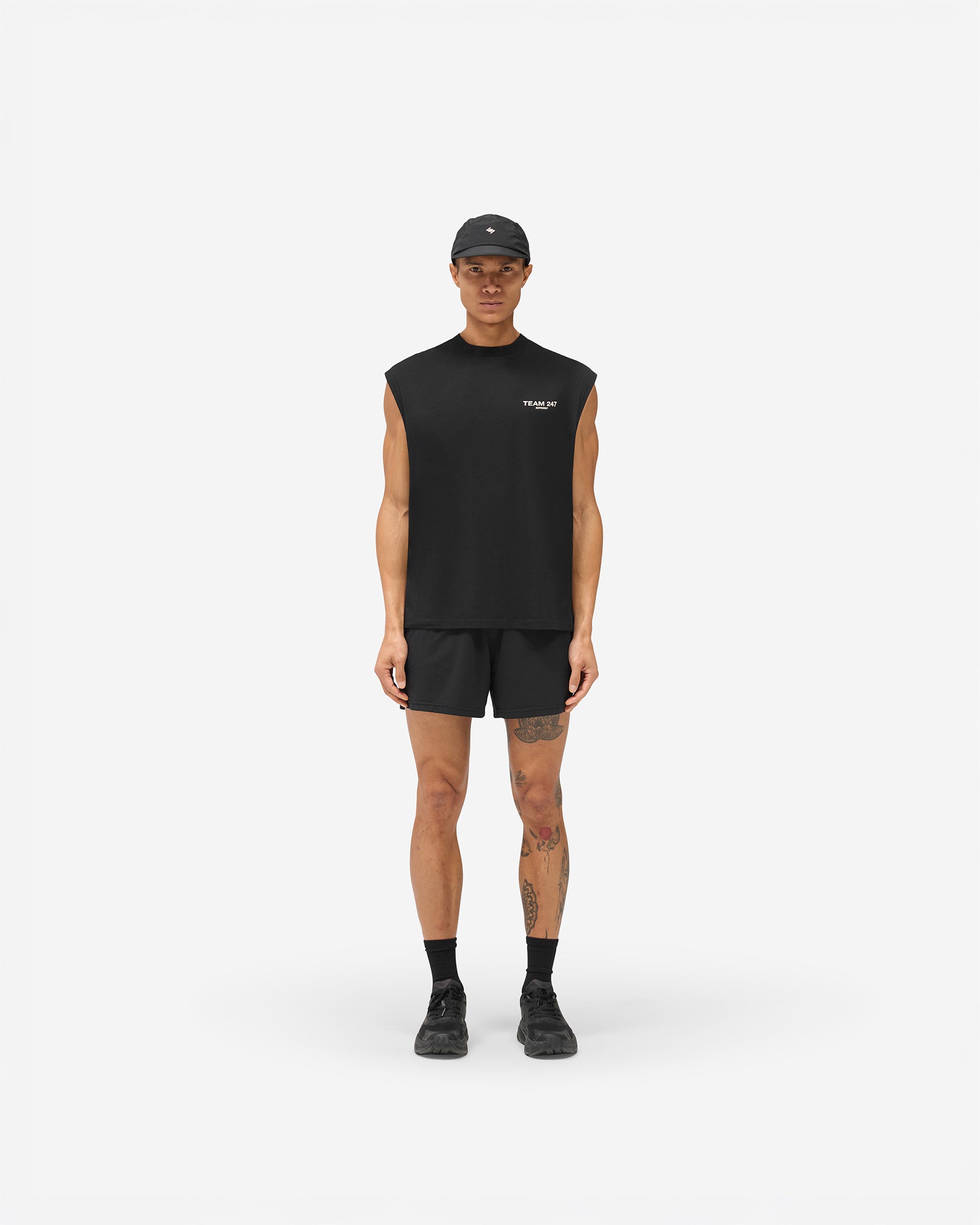 Team 247 Oversized Tank - Jet Black